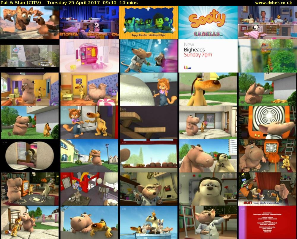 Pat & Stan (CITV) Tuesday 25 April 2017 09:40 - 09:50