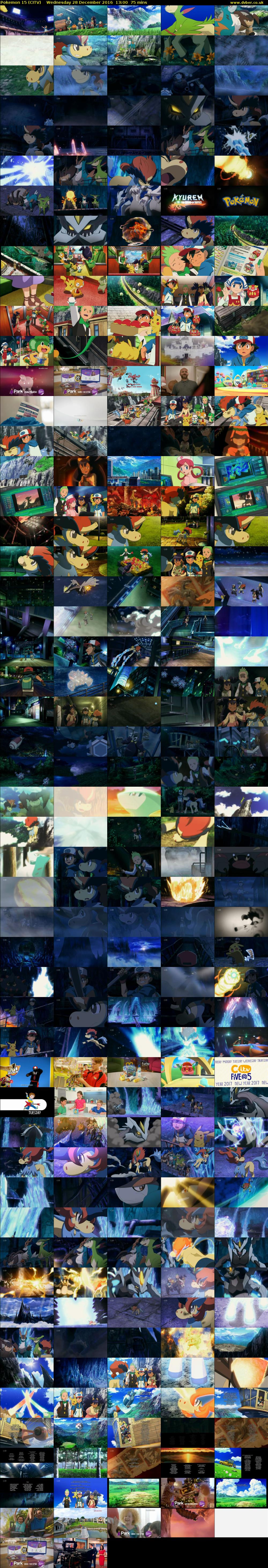 Pokemon 15 (CITV) Wednesday 28 December 2016 13:00 - 14:15