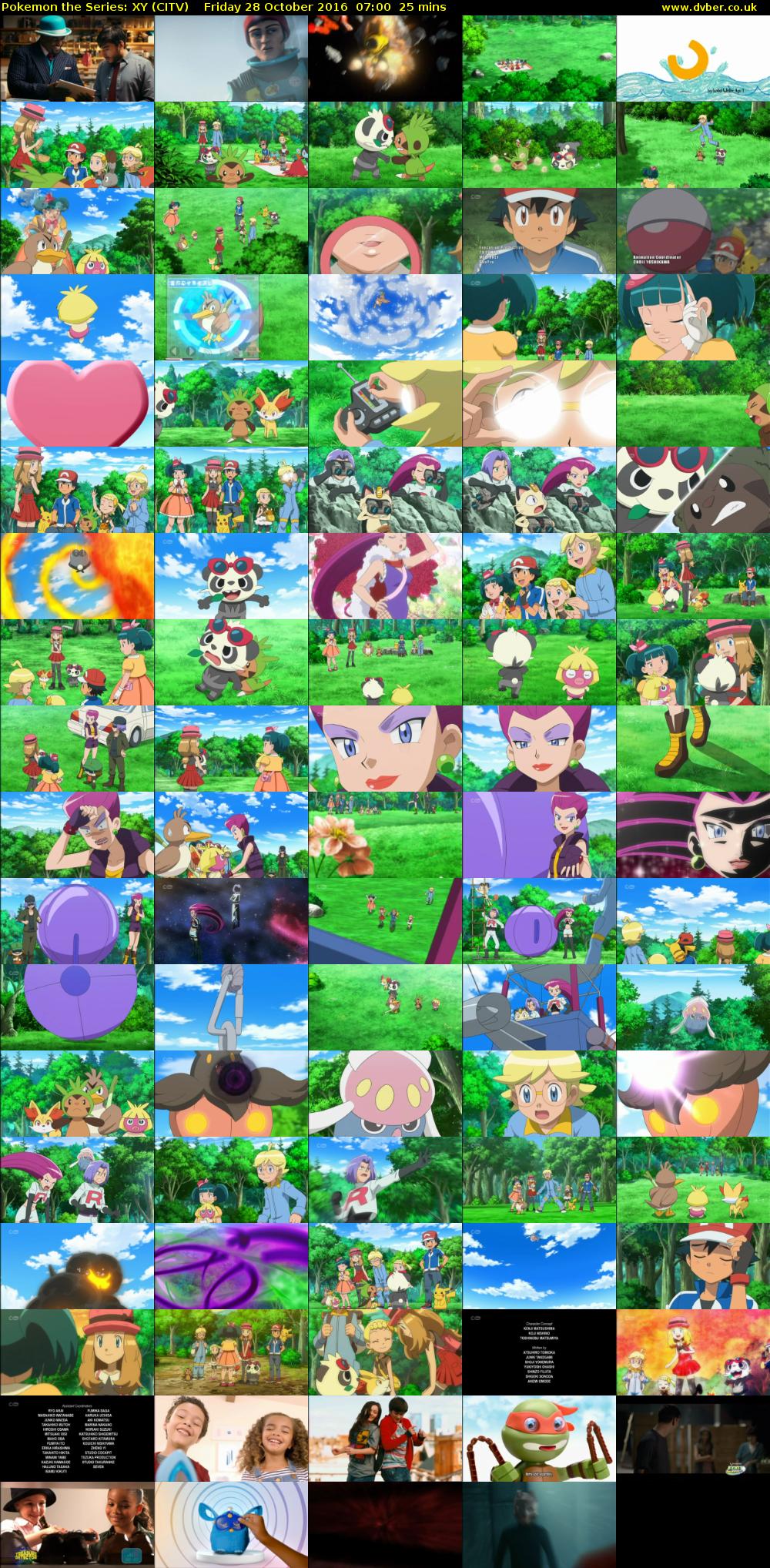 Pokemon the Series: XY (CITV) Friday 28 October 2016 07:00 - 07:25