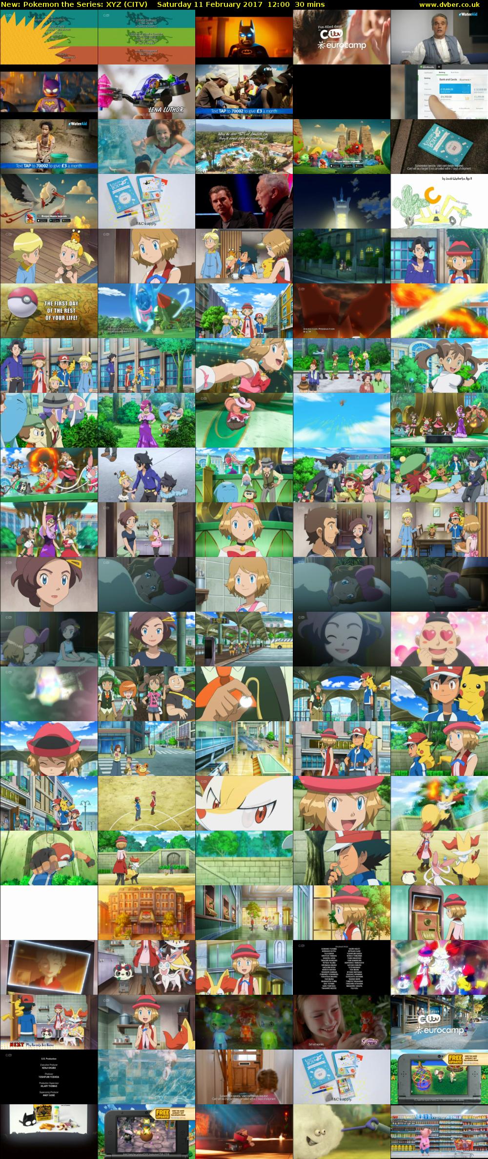 Pokemon the Series: XYZ (CITV) Saturday 11 February 2017 12:00 - 12:30