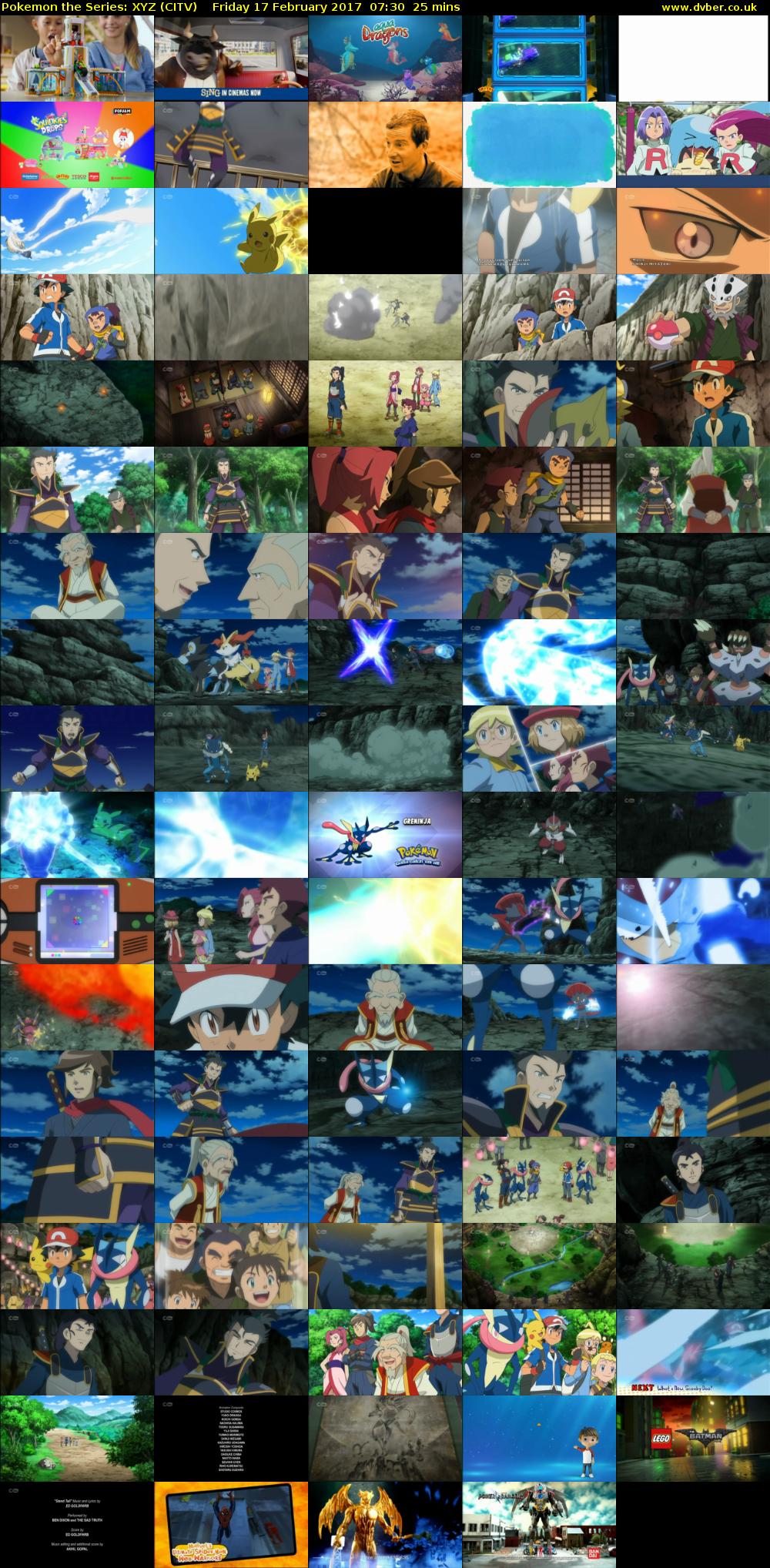 Pokemon the Series: XYZ (CITV) Friday 17 February 2017 07:30 - 07:55