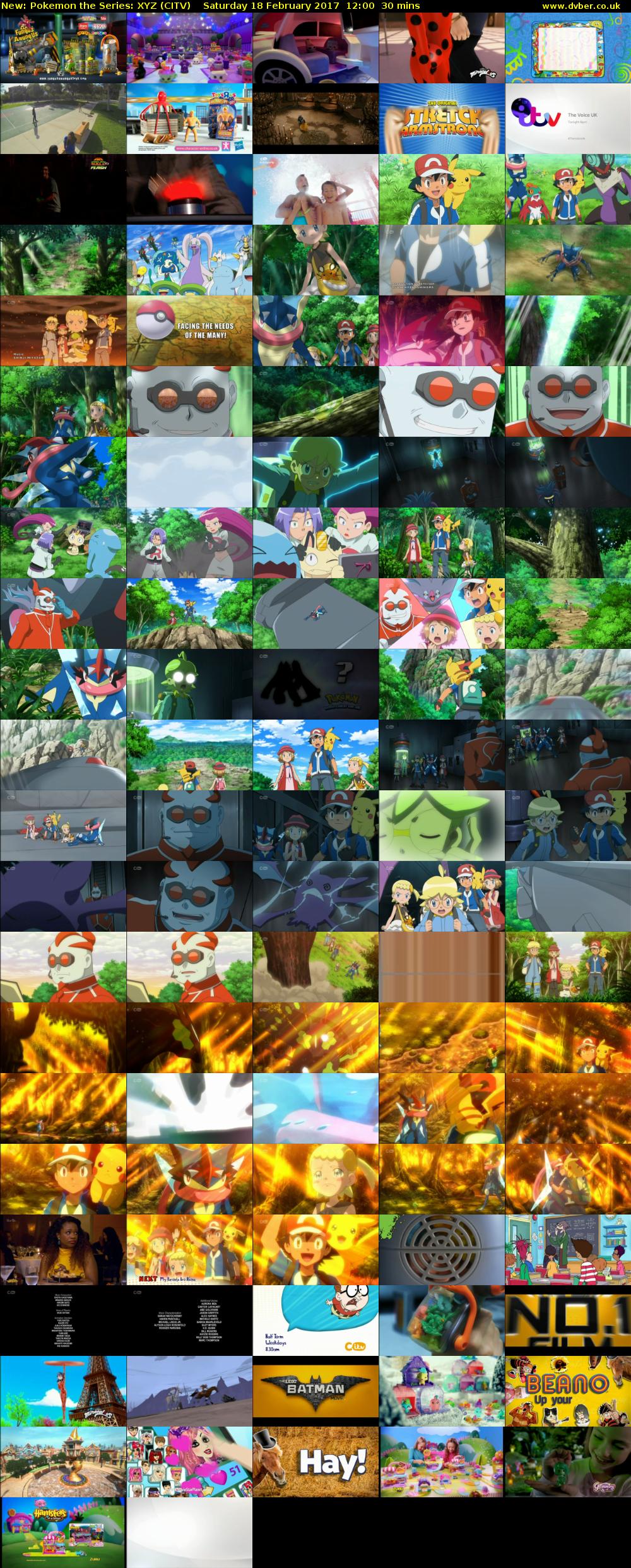 Pokemon the Series: XYZ (CITV) Saturday 18 February 2017 12:00 - 12:30