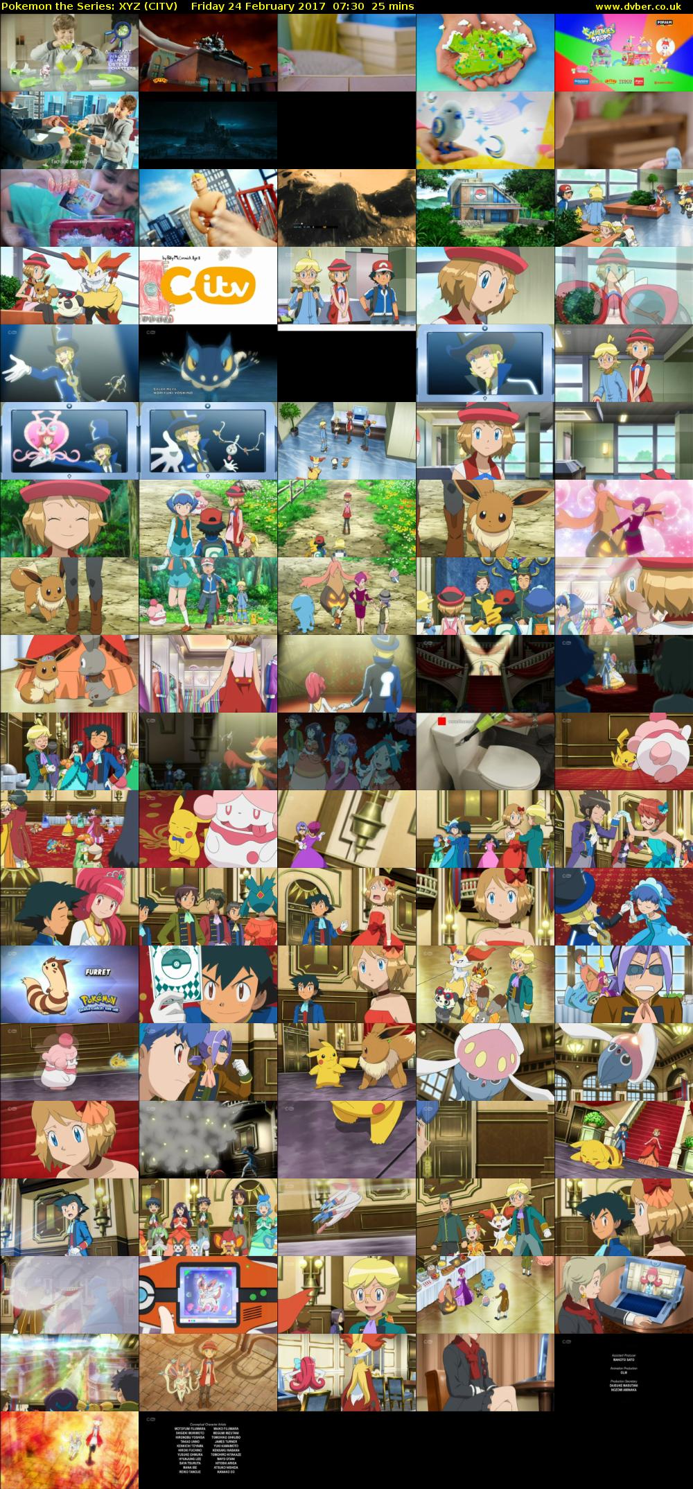 Pokemon the Series: XYZ (CITV) Friday 24 February 2017 07:30 - 07:55