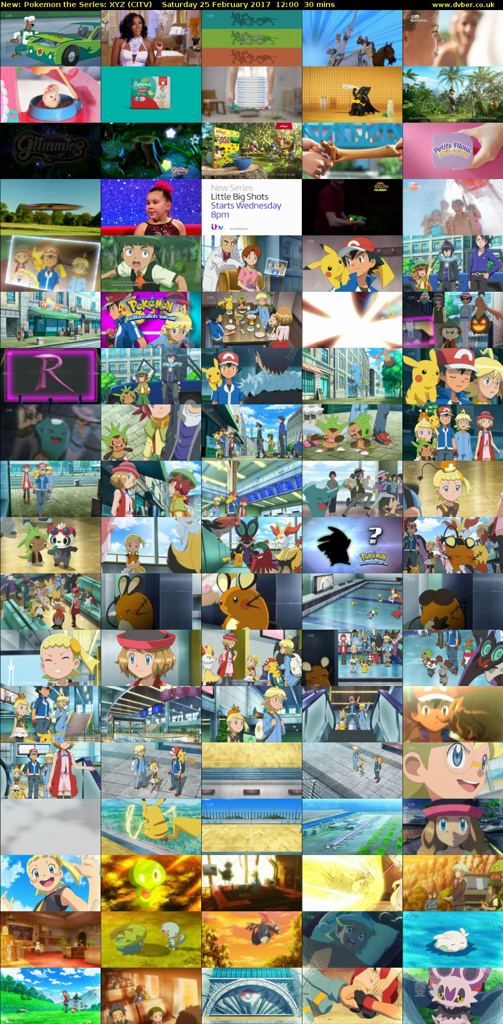 Pokemon the Series: XYZ (CITV) Saturday 25 February 2017 12:00 - 12:30