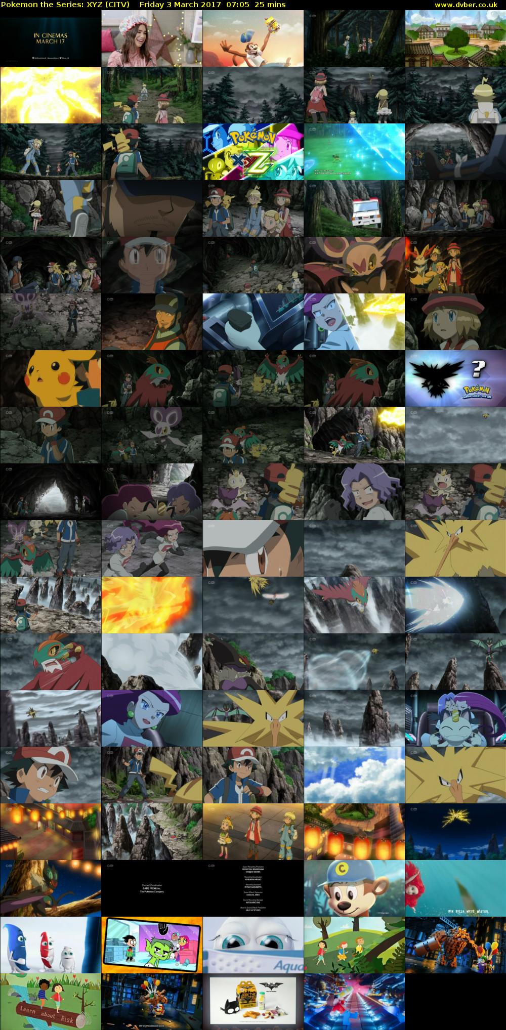 Pokemon the Series: XYZ (CITV) Friday 3 March 2017 07:05 - 07:30