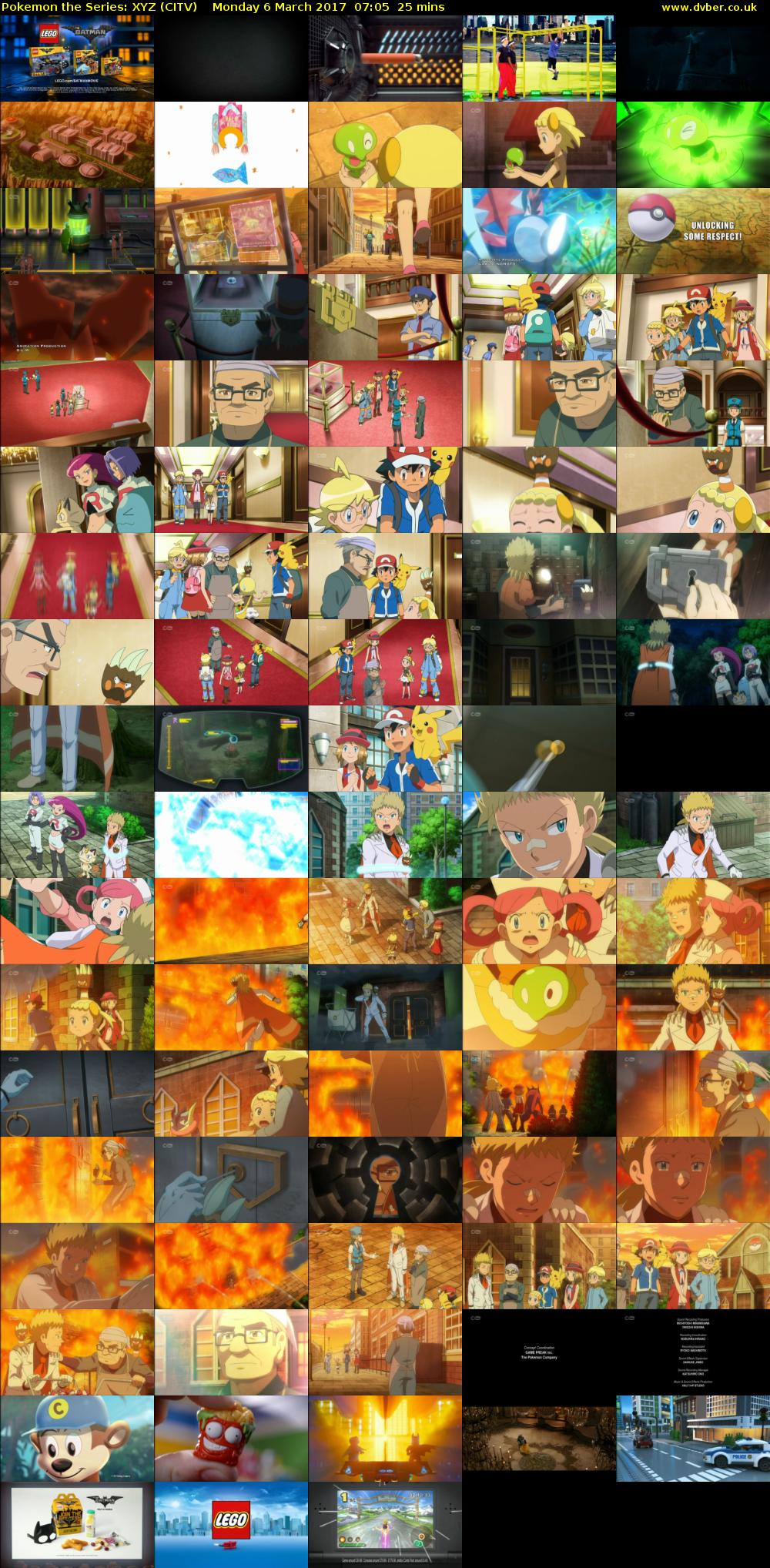 Pokemon the Series: XYZ (CITV) Monday 6 March 2017 07:05 - 07:30