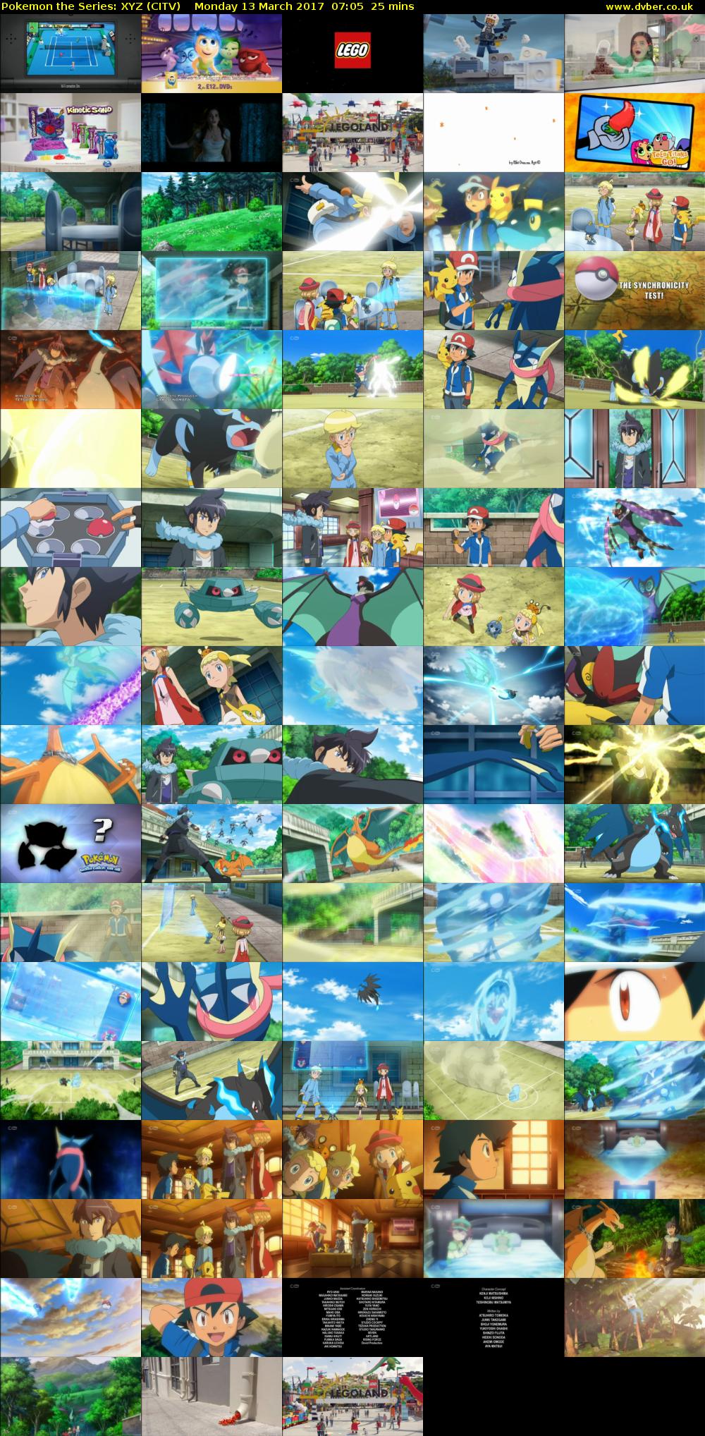 Pokemon the Series: XYZ (CITV) Monday 13 March 2017 07:05 - 07:30