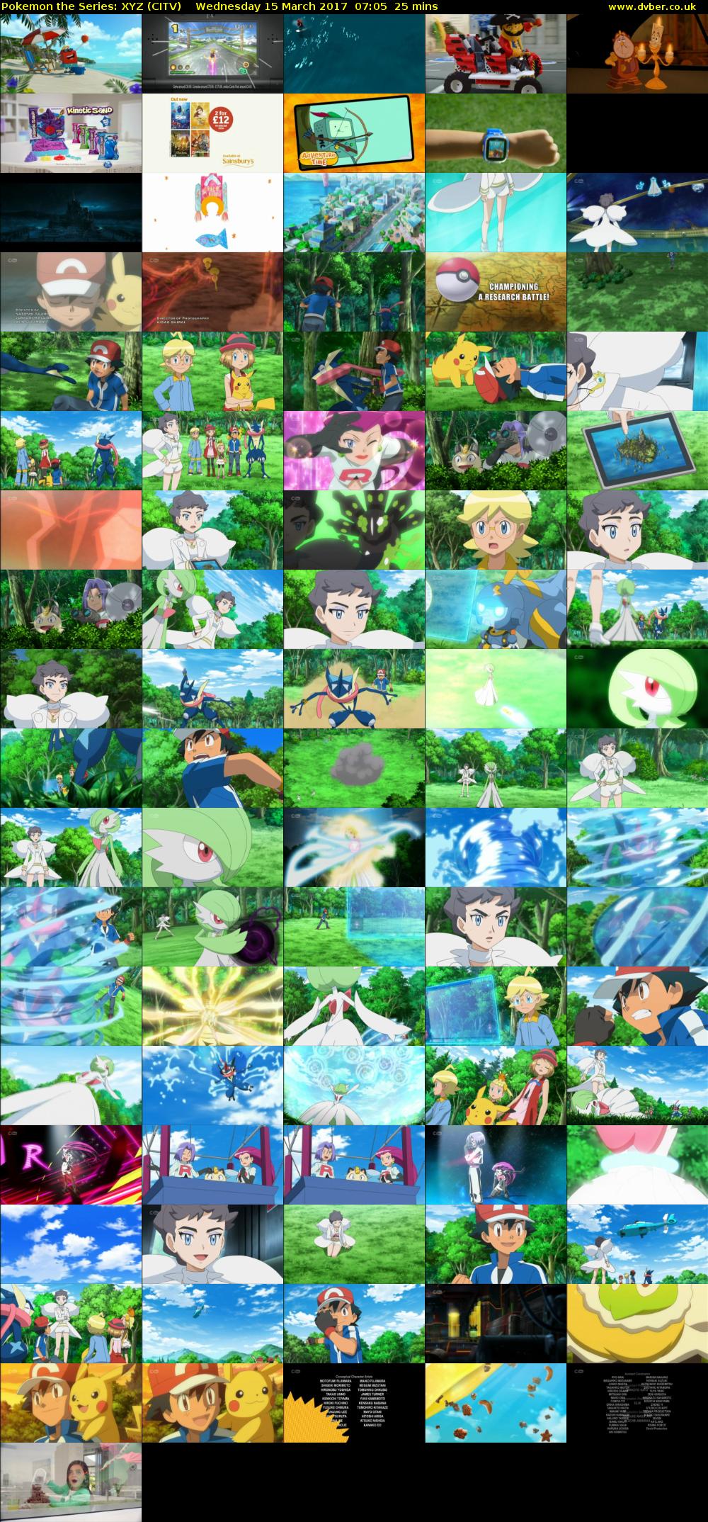 Pokemon the Series: XYZ (CITV) Wednesday 15 March 2017 07:05 - 07:30