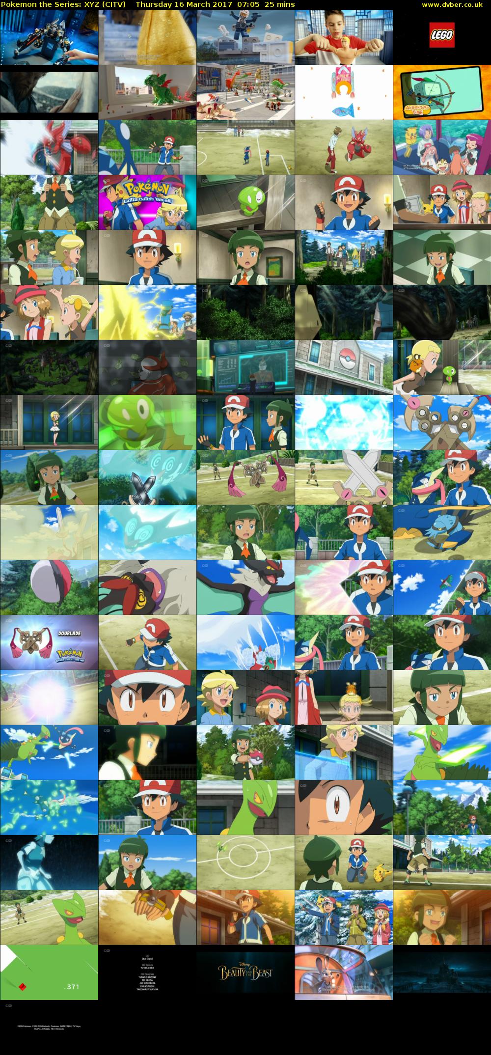 Pokemon the Series: XYZ (CITV) Thursday 16 March 2017 07:05 - 07:30