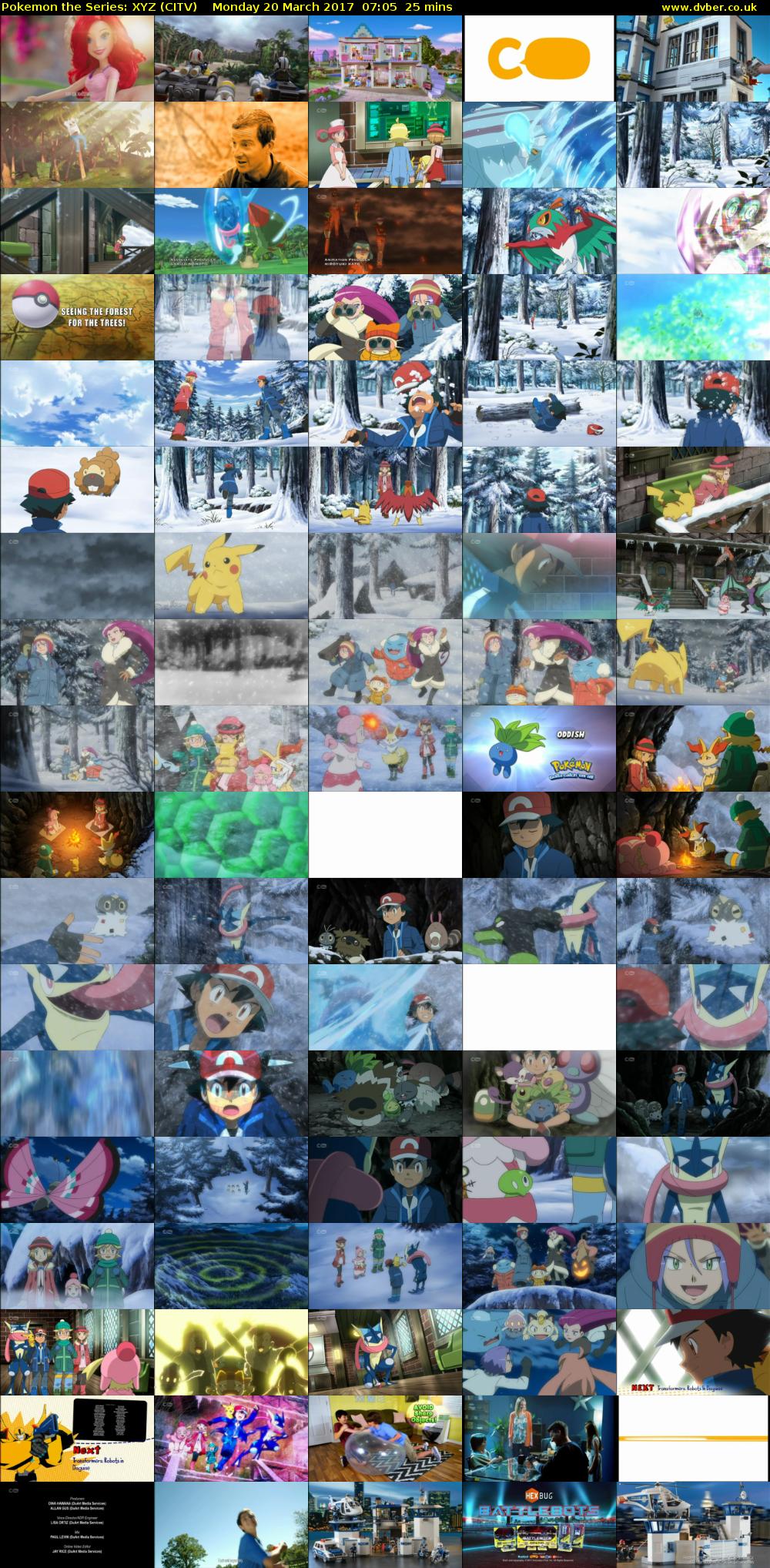 Pokemon the Series: XYZ (CITV) Monday 20 March 2017 07:05 - 07:30