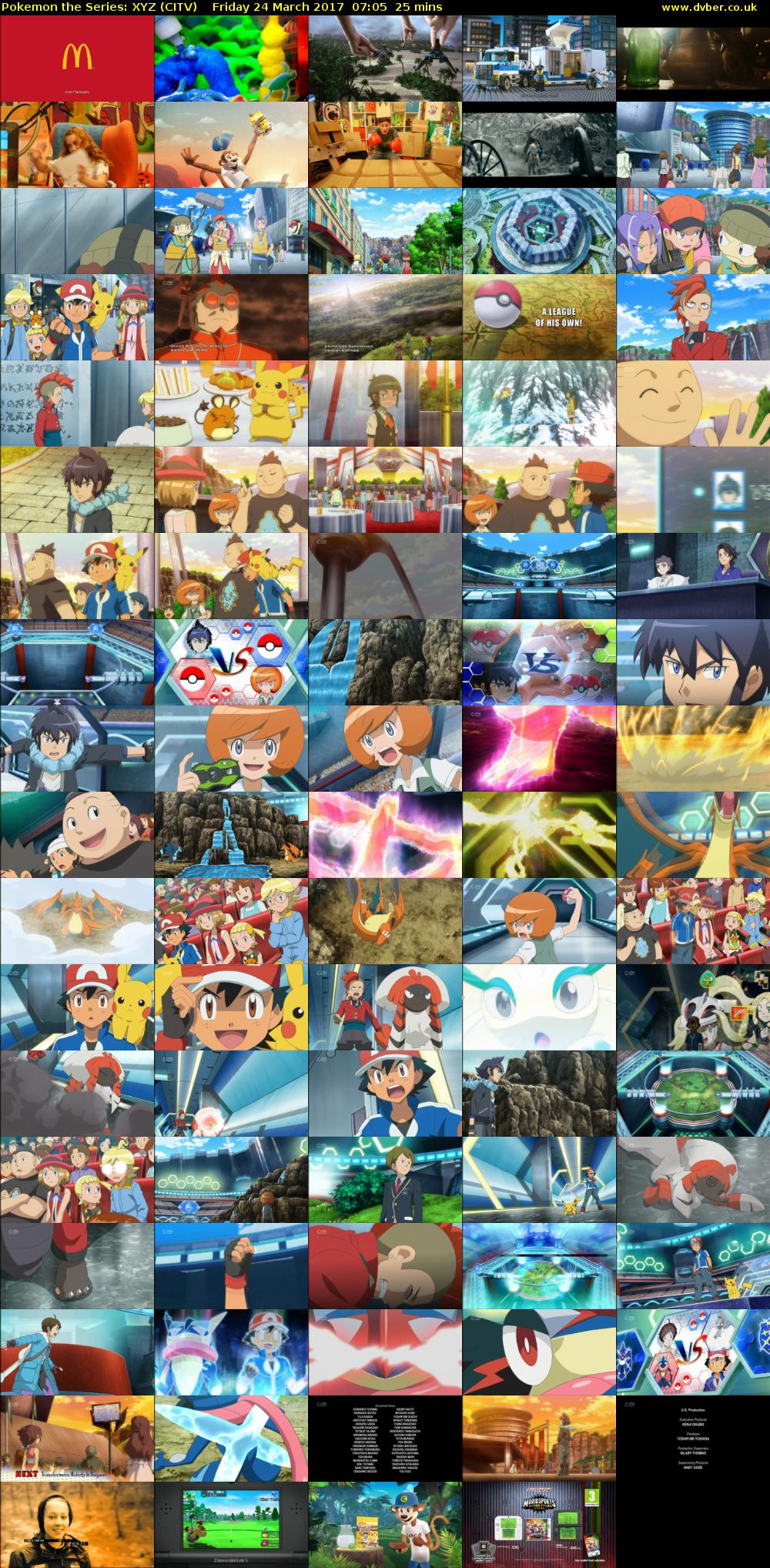 Pokemon the Series: XYZ (CITV) Friday 24 March 2017 07:05 - 07:30