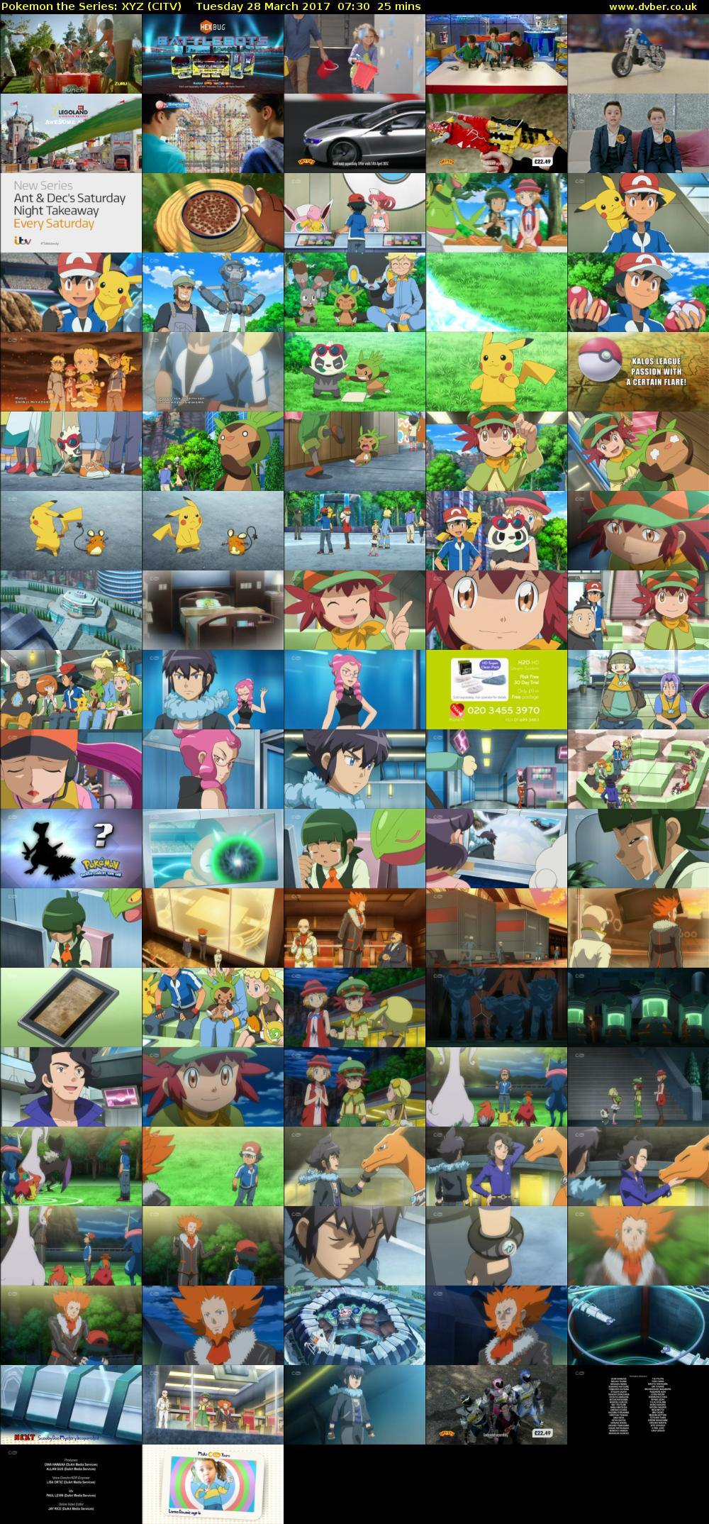 Pokemon the Series: XYZ (CITV) Tuesday 28 March 2017 07:30 - 07:55