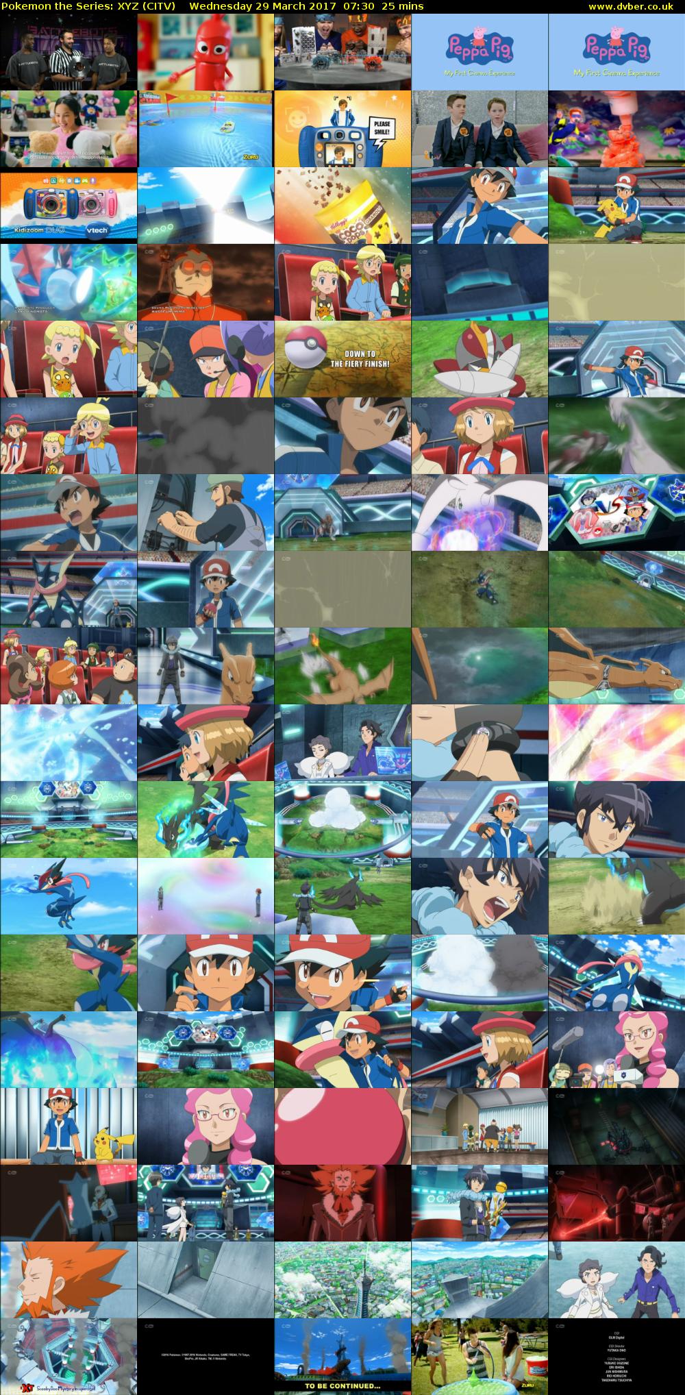 Pokemon the Series: XYZ (CITV) Wednesday 29 March 2017 07:30 - 07:55