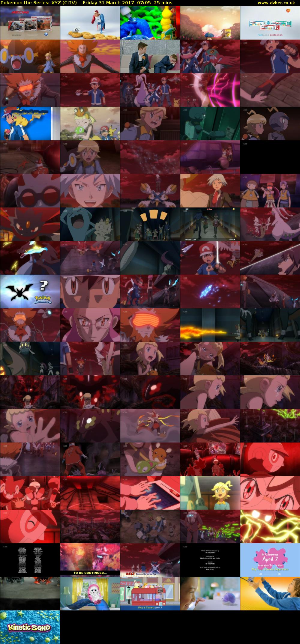 Pokemon the Series: XYZ (CITV) Friday 31 March 2017 07:05 - 07:30