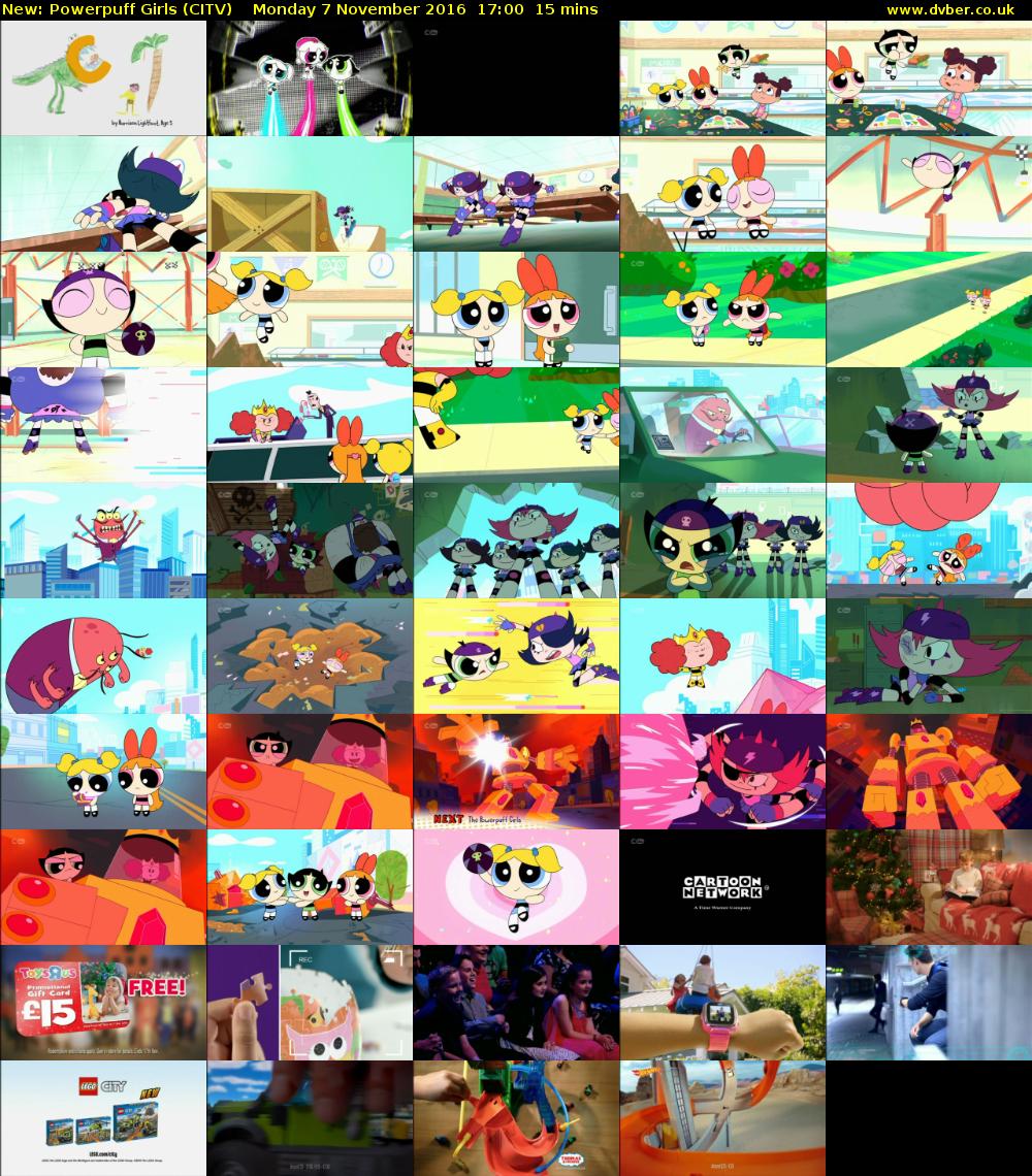 Powerpuff Girls (CITV) Monday 7 November 2016 17:00 - 17:15