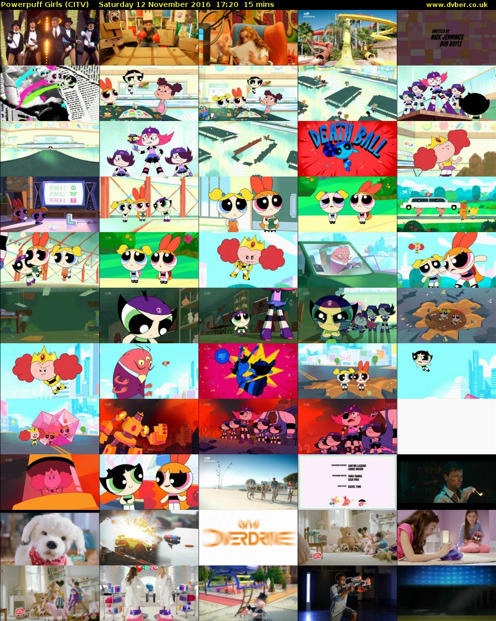 Powerpuff Girls (CITV) Saturday 12 November 2016 17:20 - 17:35