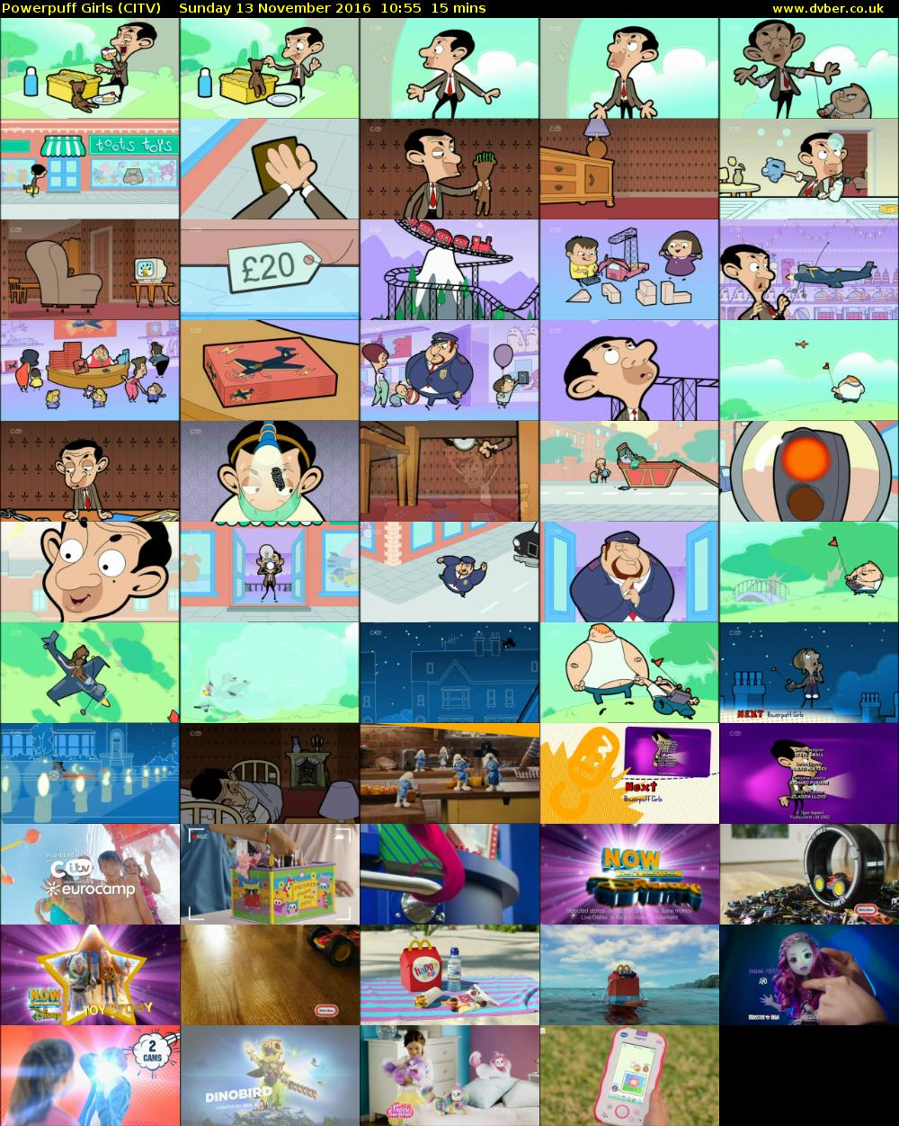 Powerpuff Girls (CITV) Sunday 13 November 2016 10:55 - 11:10