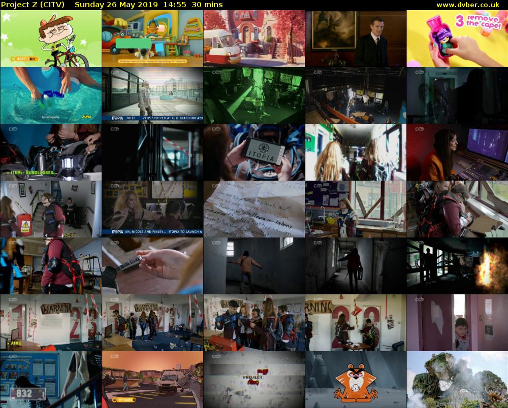 Project Z (CITV) Sunday 26 May 2019 14:55 - 15:25