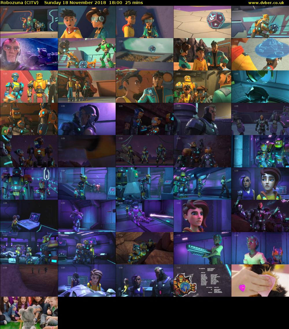 Robozuna (CITV) Sunday 18 November 2018 18:00 - 18:25
