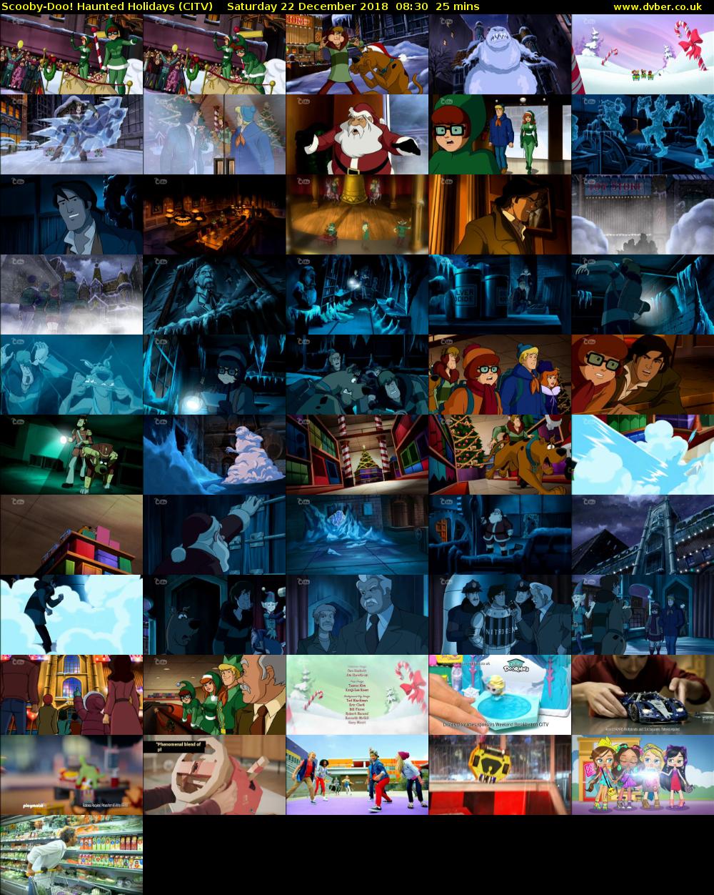 Scooby-Doo! Haunted Holidays (CITV) Saturday 22 December 2018 08:30 - 08:55
