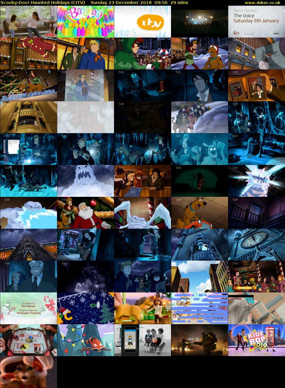 Scooby-Doo! Haunted Holidays (CITV) Sunday 23 December 2018 09:56 - 10:25