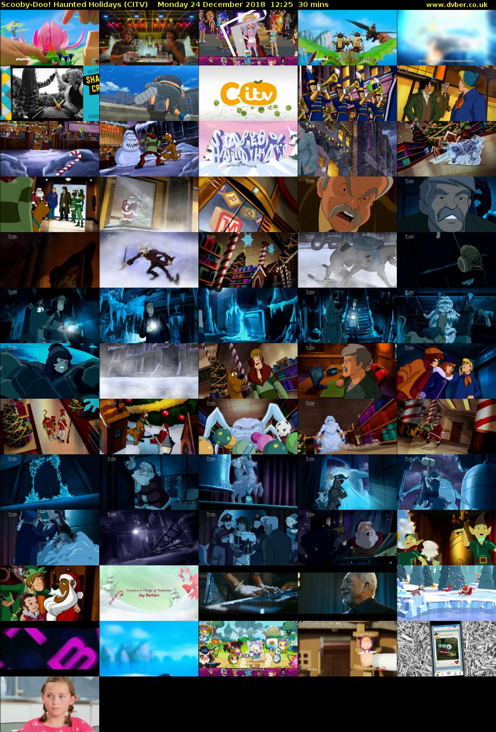 Scooby-Doo! Haunted Holidays (CITV) Monday 24 December 2018 12:25 - 12:55