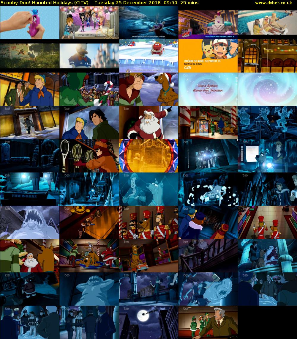 Scooby-Doo! Haunted Holidays (CITV) Tuesday 25 December 2018 09:50 - 10:15