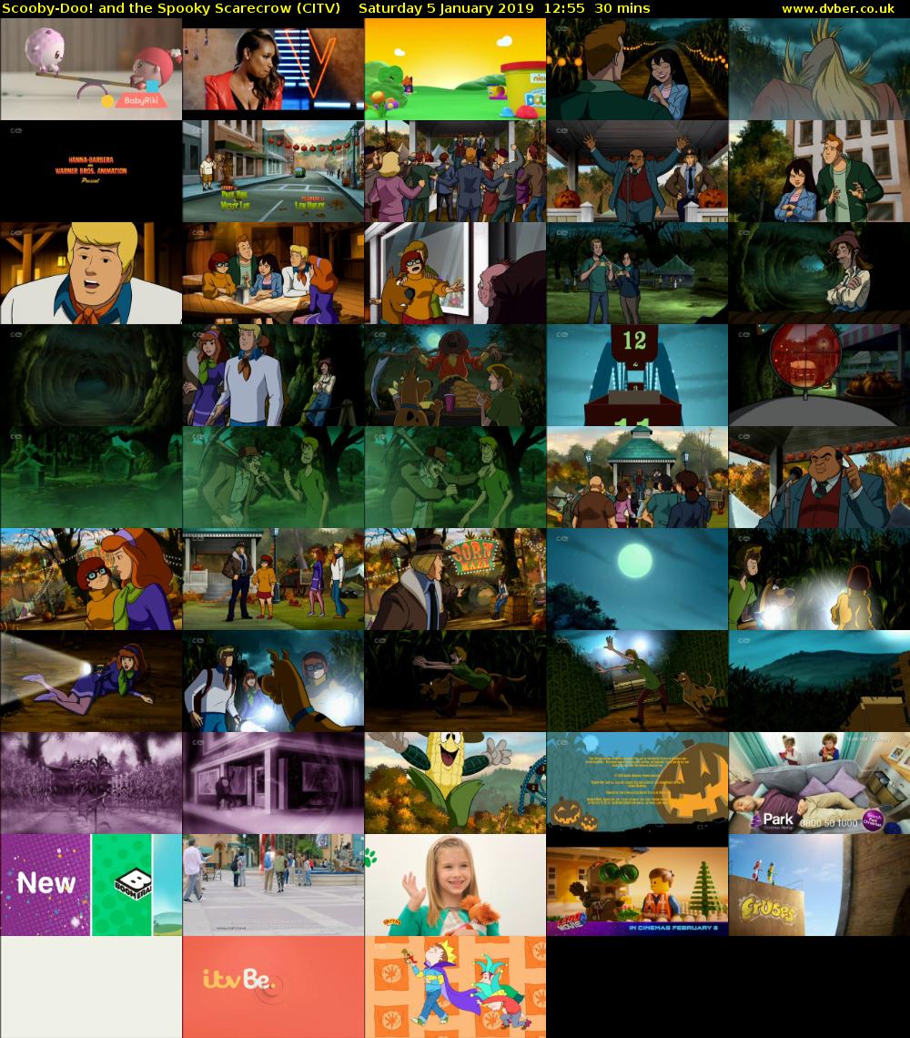 Scooby-Doo! and the Spooky Scarecrow (CITV) Saturday 5 January 2019 12:55 - 13:25