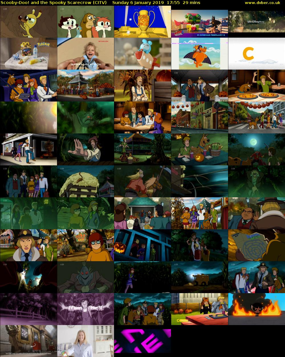 Scooby-Doo! and the Spooky Scarecrow (CITV) Sunday 6 January 2019 17:55 - 18:24