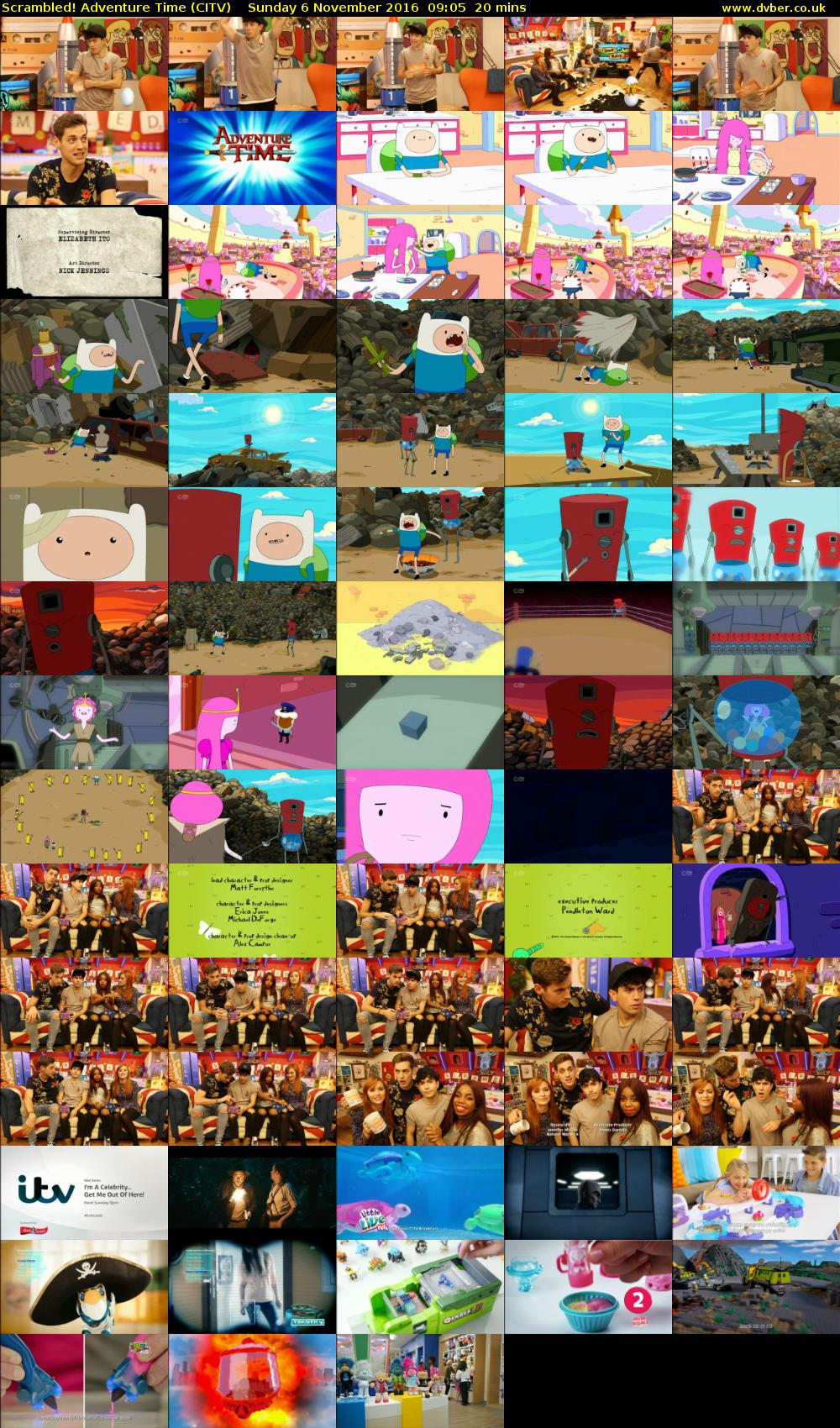 Scrambled! Adventure Time (CITV) Sunday 6 November 2016 09:05 - 09:25