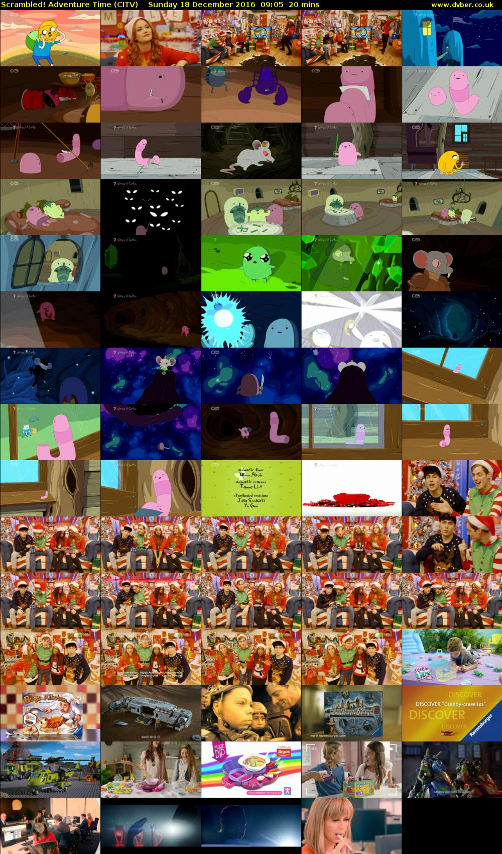Scrambled! Adventure Time (CITV) Sunday 18 December 2016 09:05 - 09:25