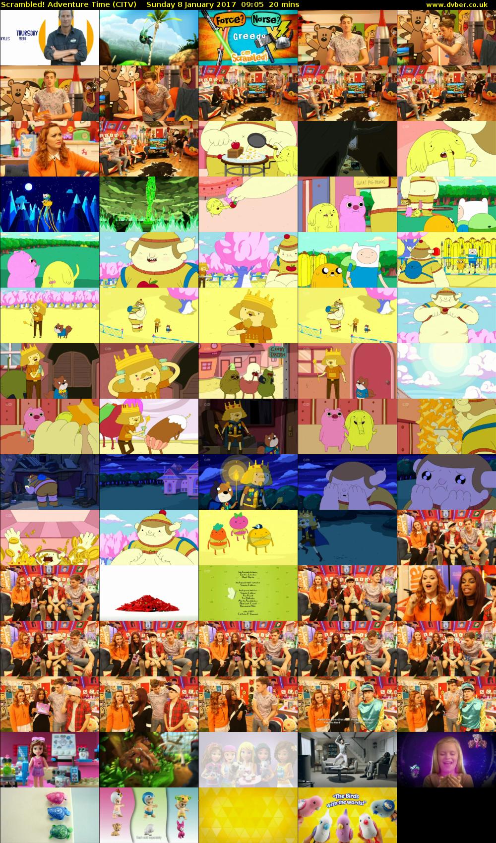 Scrambled! Adventure Time (CITV) Sunday 8 January 2017 09:05 - 09:25