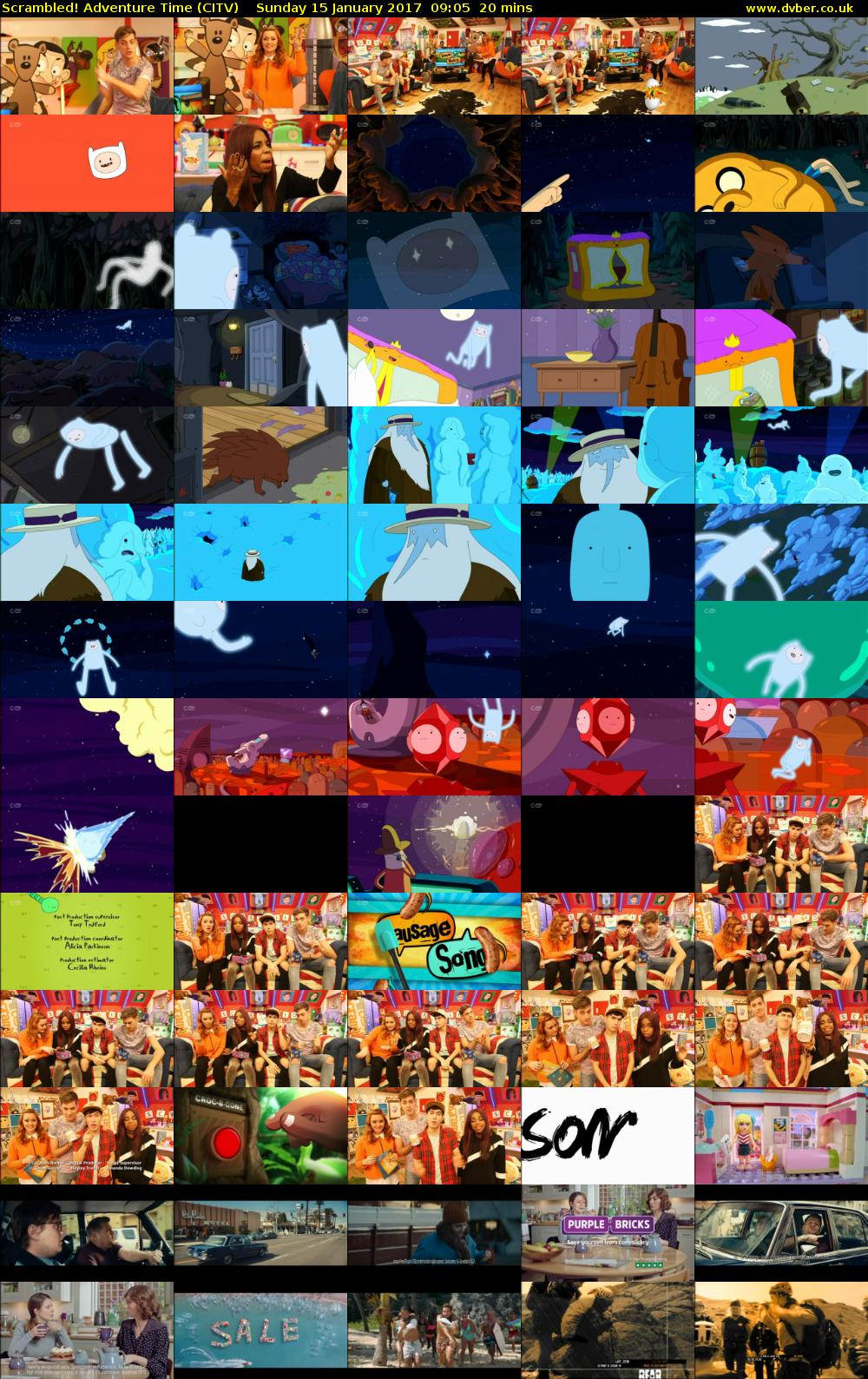 Scrambled! Adventure Time (CITV) Sunday 15 January 2017 09:05 - 09:25