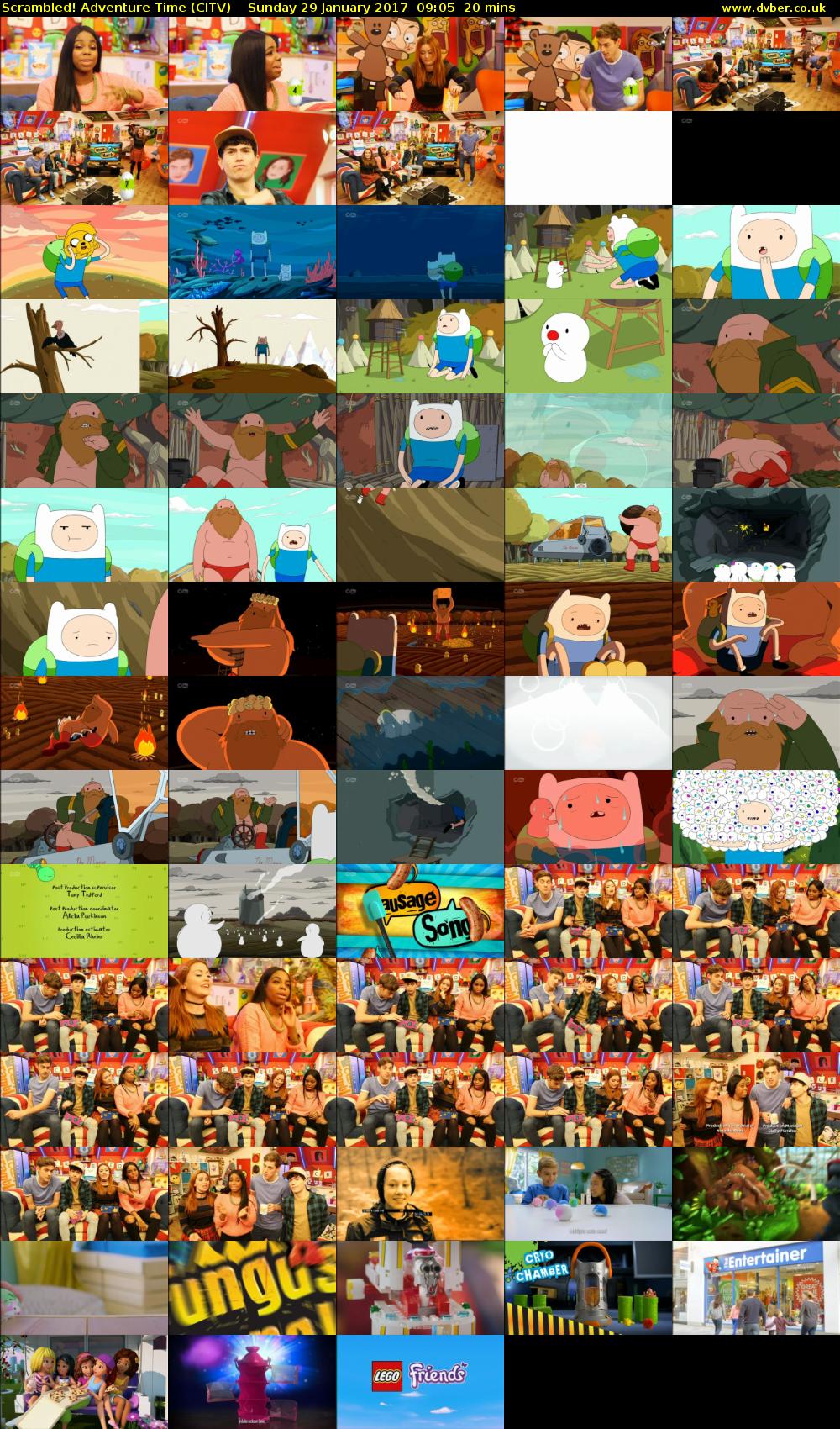 Scrambled! Adventure Time (CITV) Sunday 29 January 2017 09:05 - 09:25