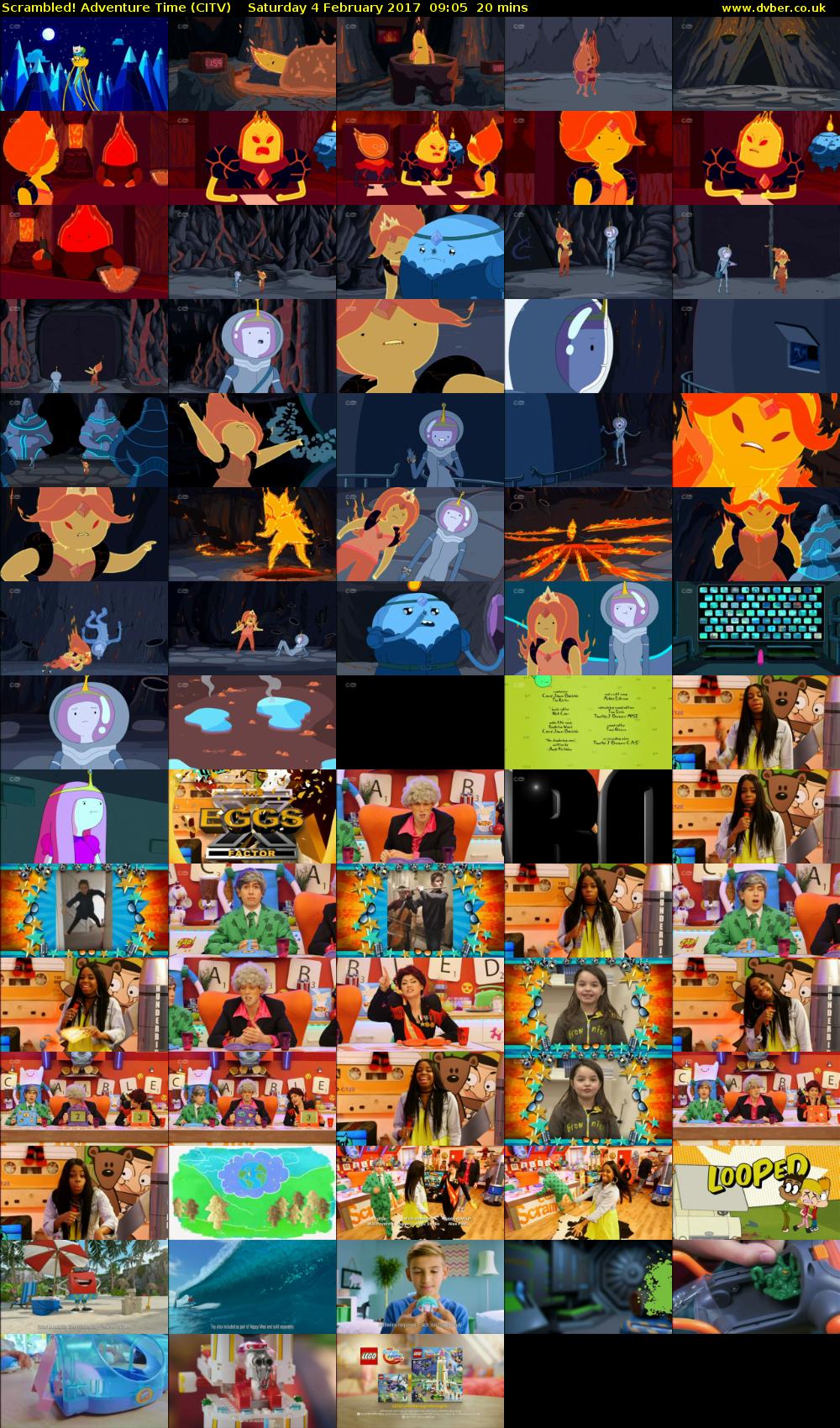 Scrambled! Adventure Time (CITV) Saturday 4 February 2017 09:05 - 09:25
