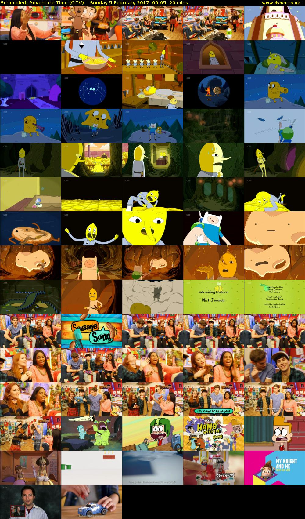 Scrambled! Adventure Time (CITV) Sunday 5 February 2017 09:05 - 09:25