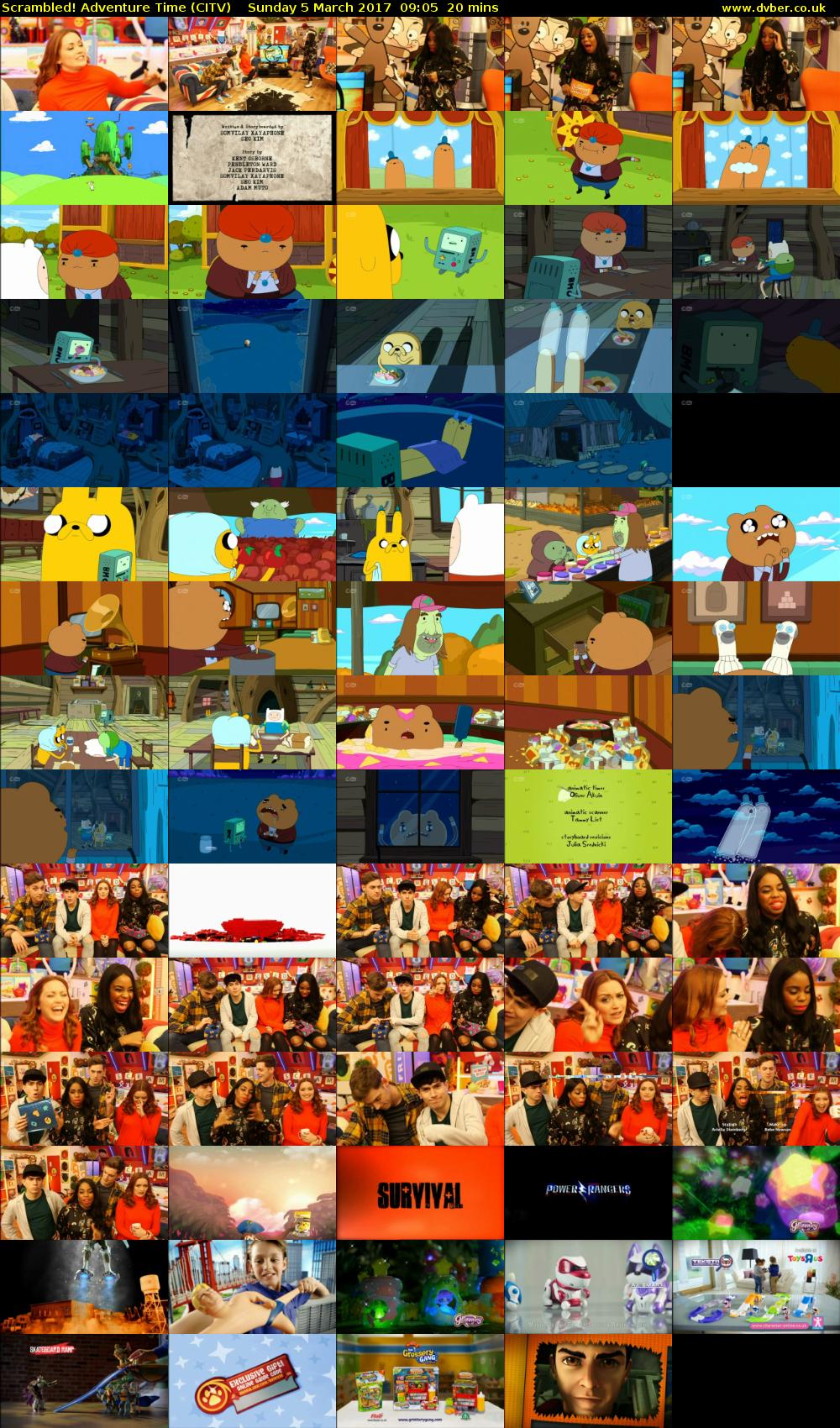 Scrambled! Adventure Time (CITV) Sunday 5 March 2017 09:05 - 09:25