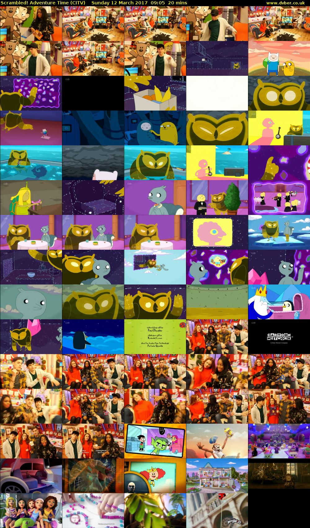 Scrambled! Adventure Time (CITV) Sunday 12 March 2017 09:05 - 09:25
