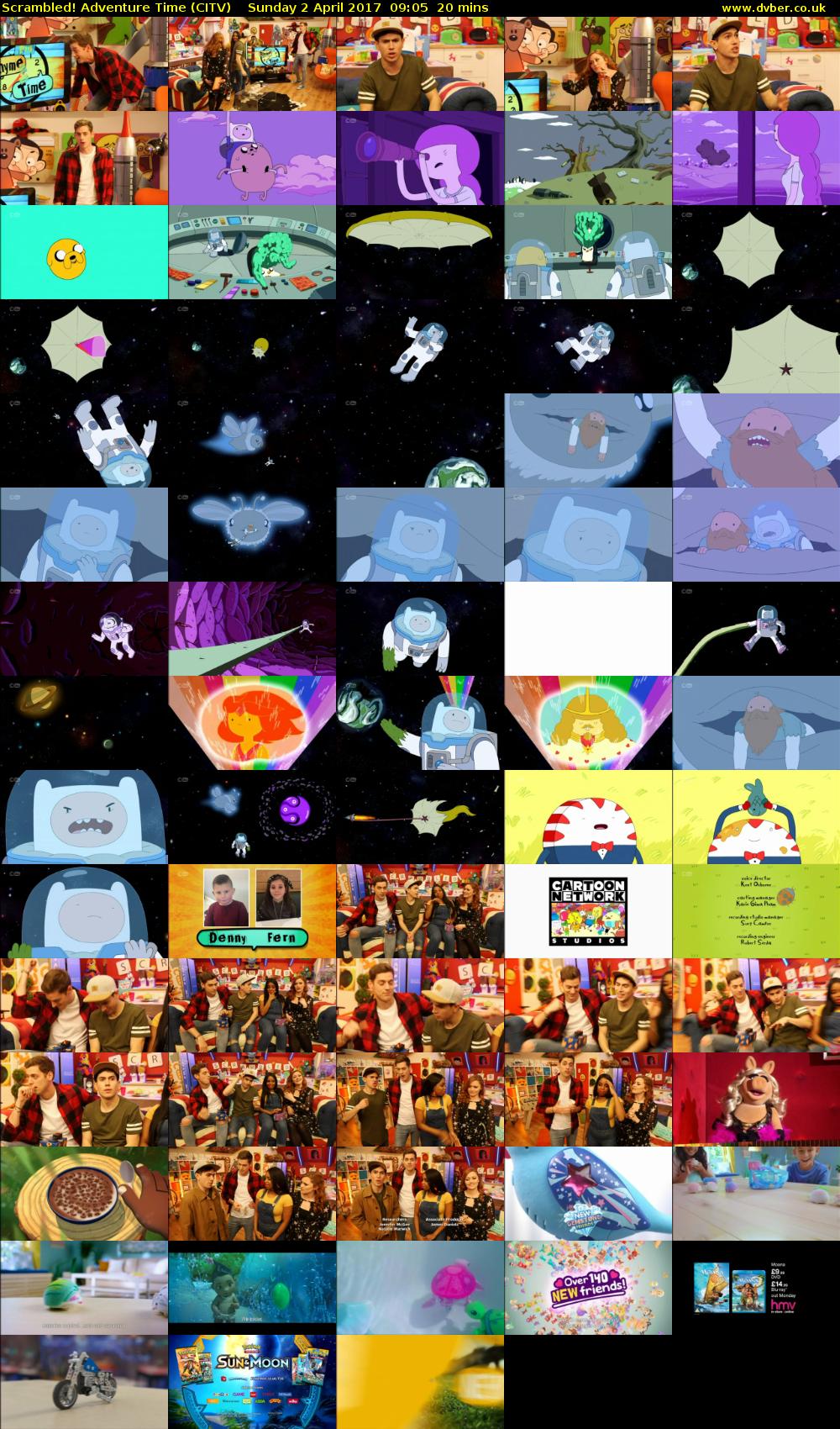 Scrambled! Adventure Time (CITV) Sunday 2 April 2017 09:05 - 09:25