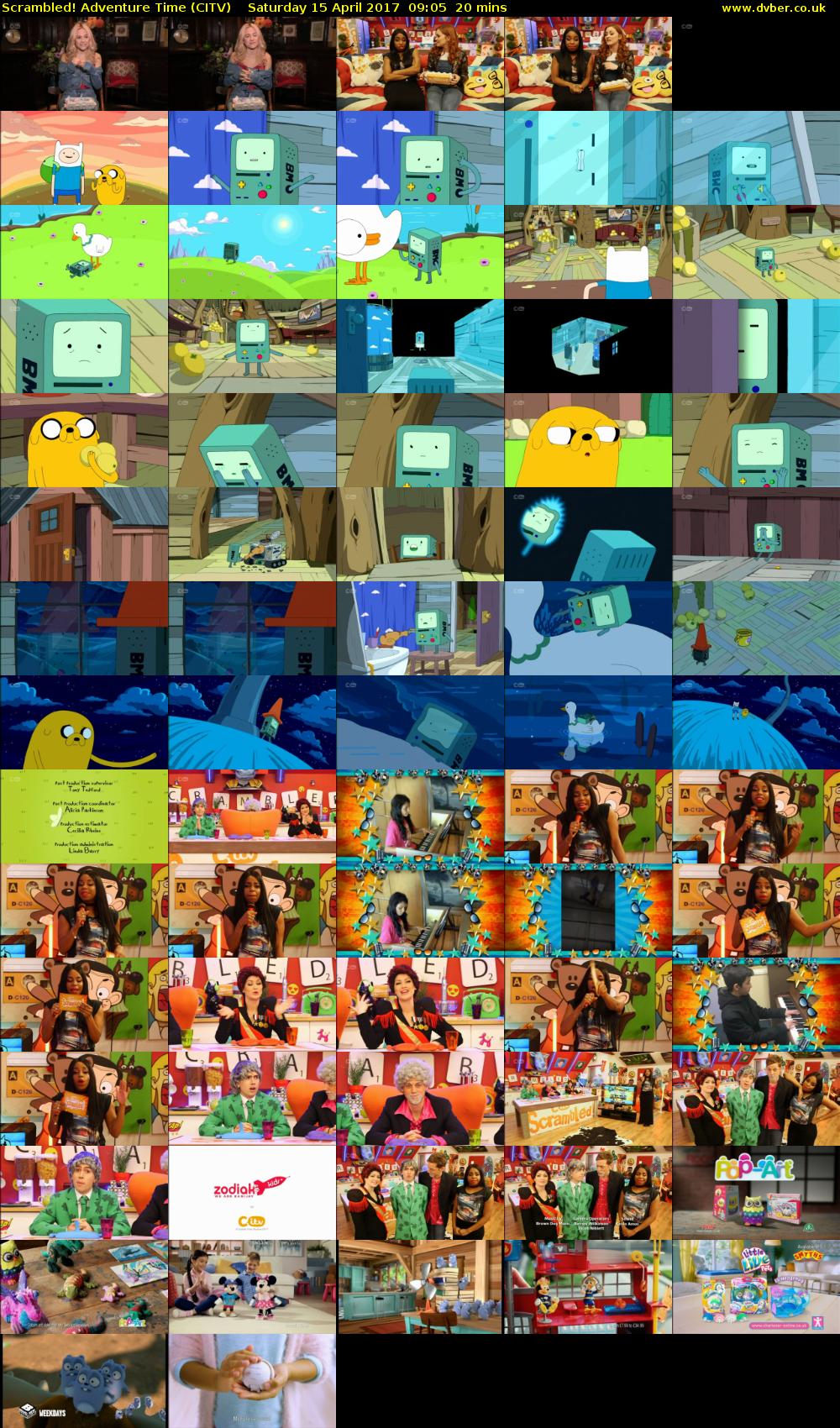 Scrambled! Adventure Time (CITV) Saturday 15 April 2017 09:05 - 09:25