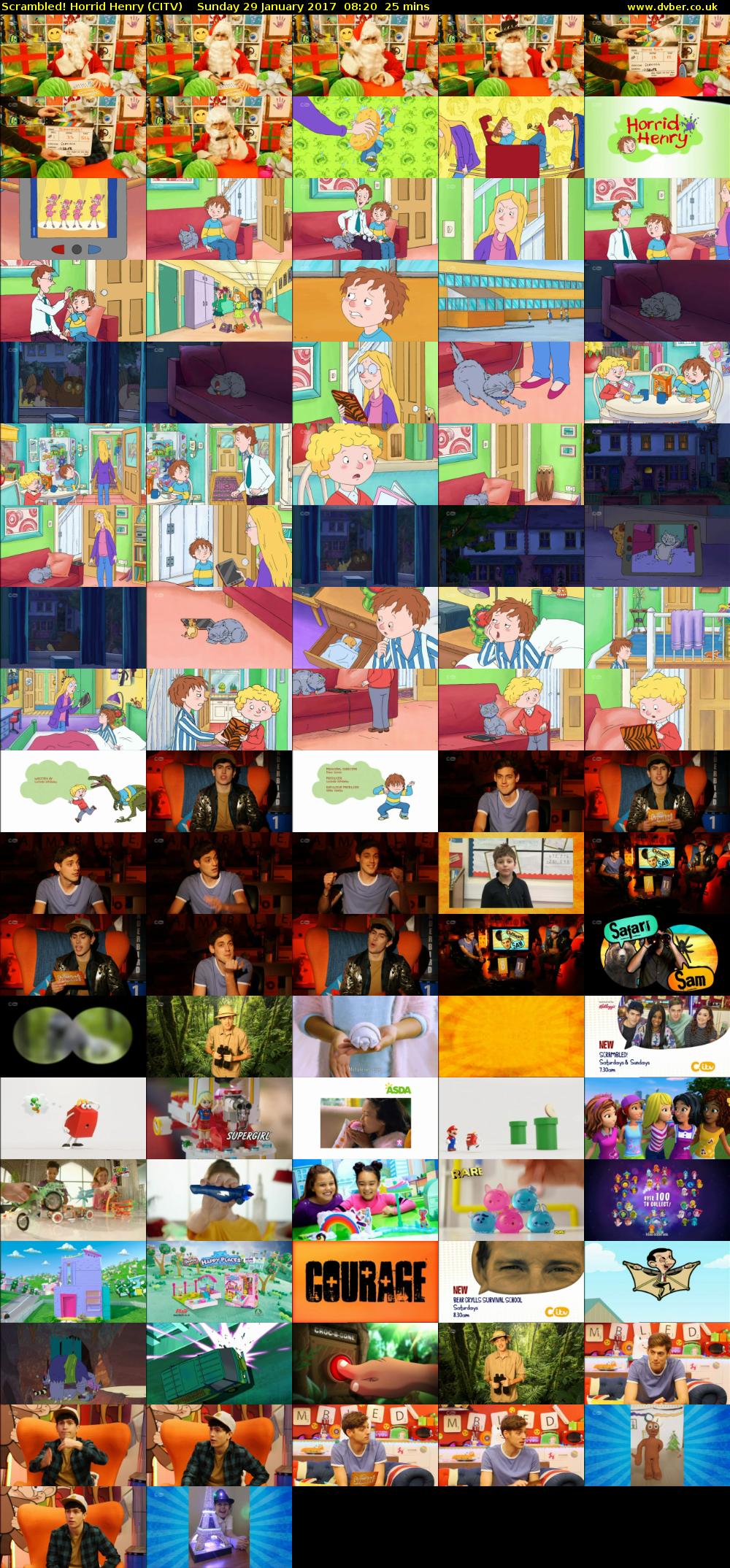 Scrambled! Horrid Henry (CITV) Sunday 29 January 2017 08:20 - 08:45