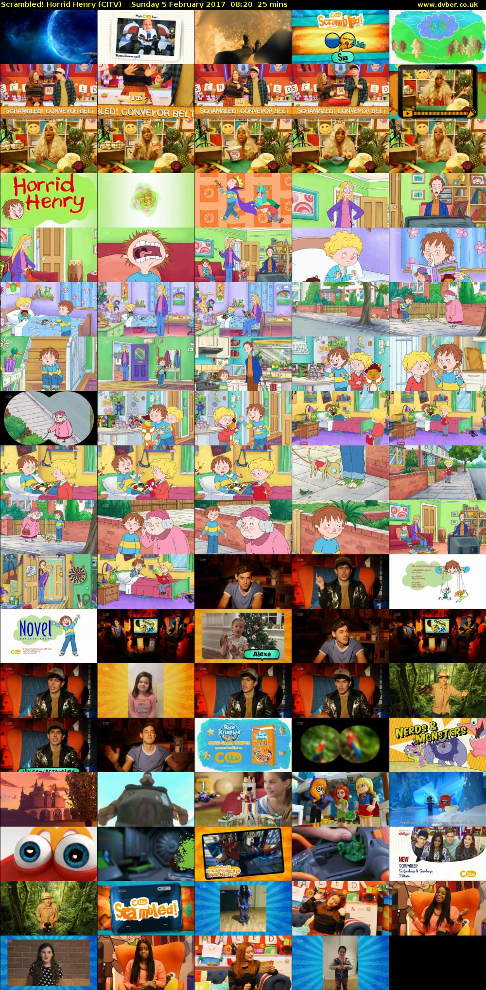 Scrambled! Horrid Henry (CITV) Sunday 5 February 2017 08:20 - 08:45