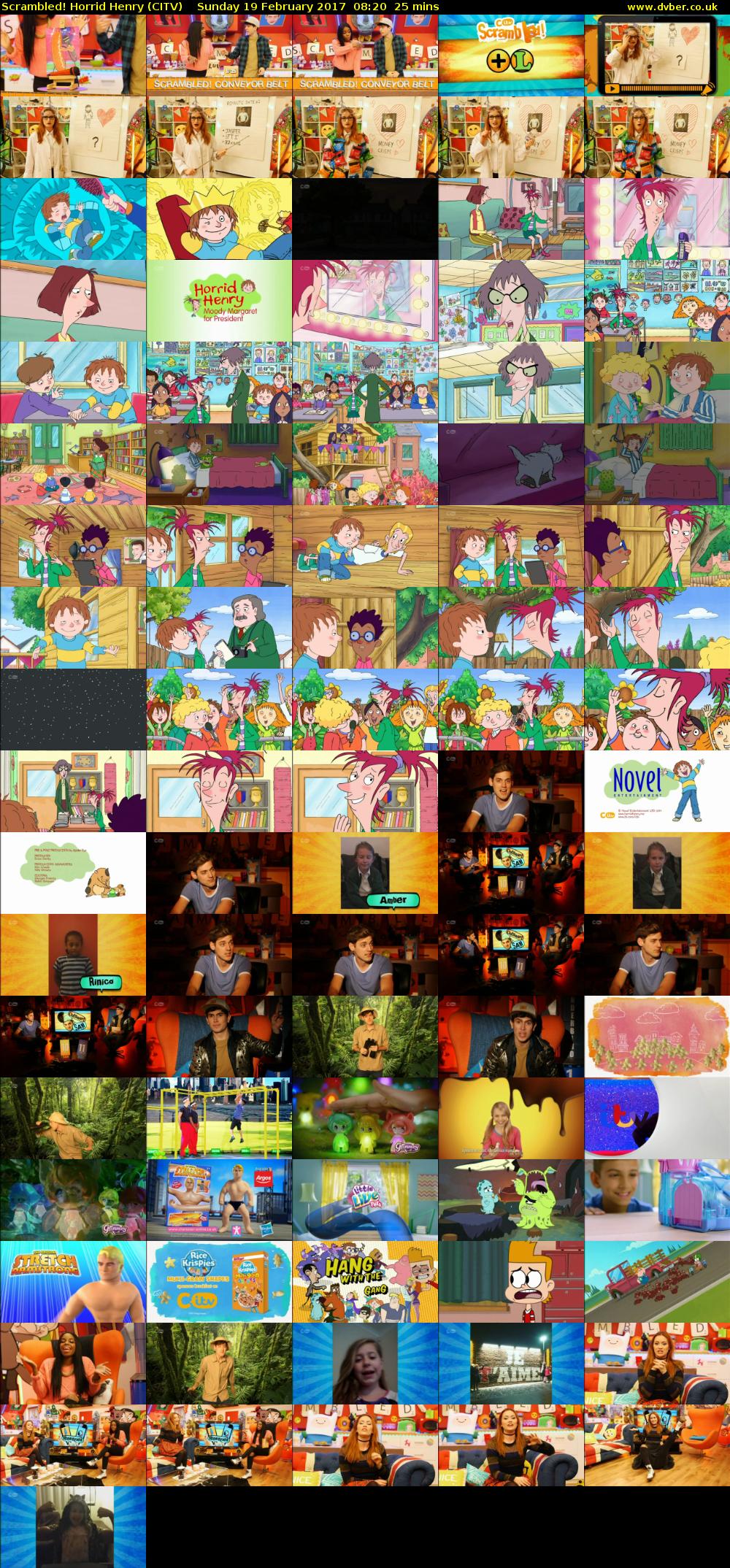 Scrambled! Horrid Henry (CITV) Sunday 19 February 2017 08:20 - 08:45