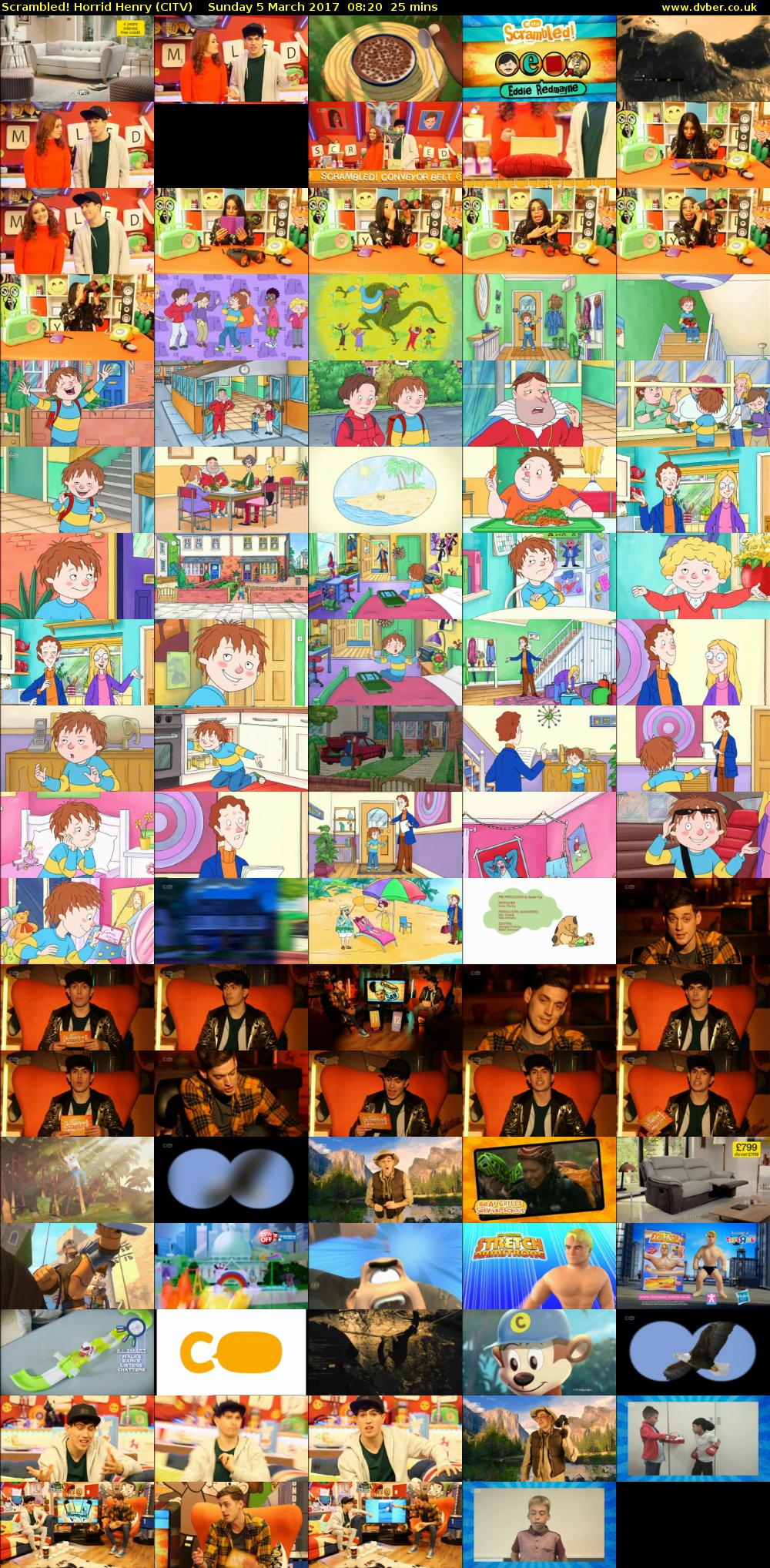 Scrambled! Horrid Henry (CITV) Sunday 5 March 2017 08:20 - 08:45