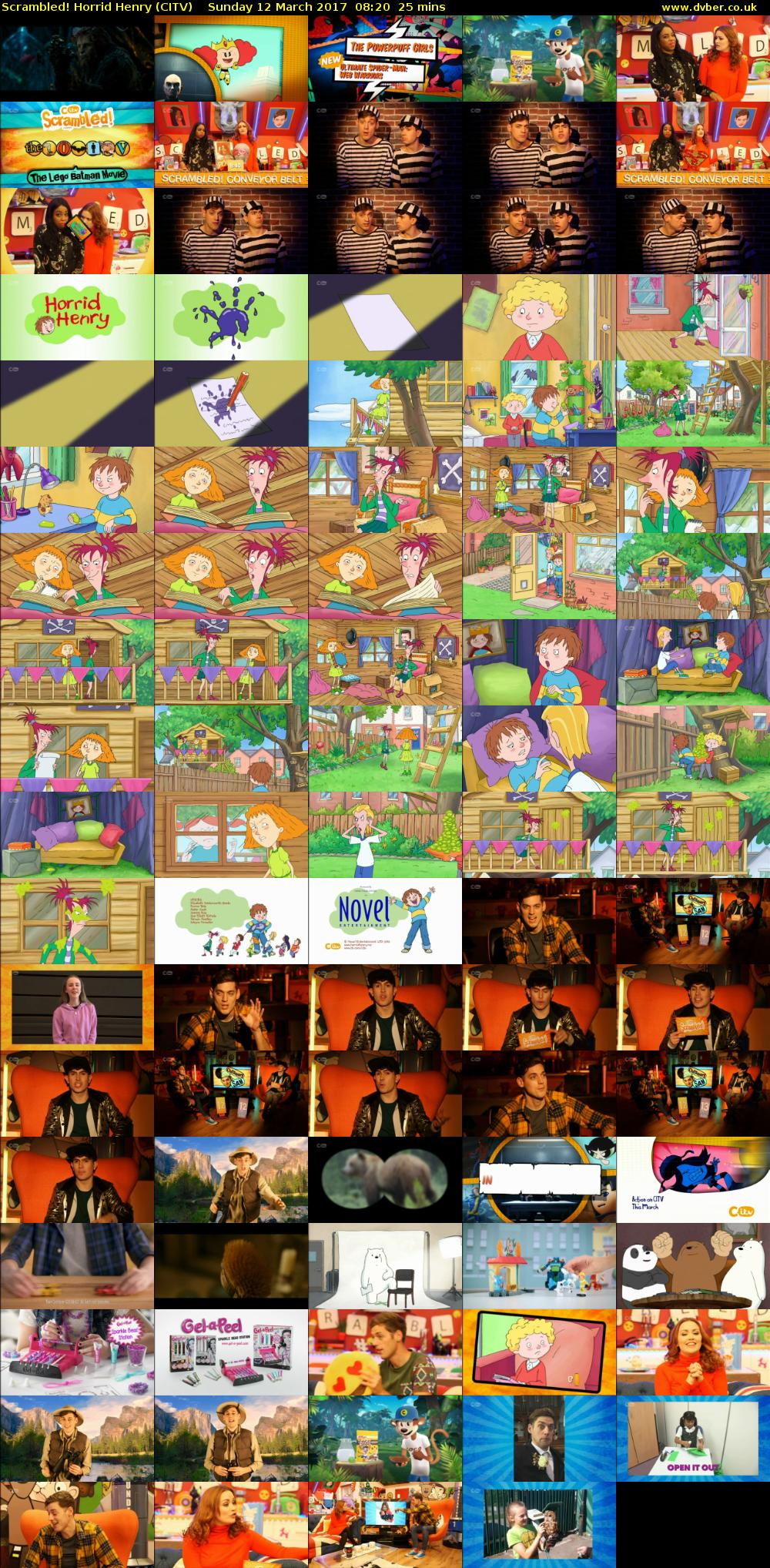 Scrambled! Horrid Henry (CITV) Sunday 12 March 2017 08:20 - 08:45