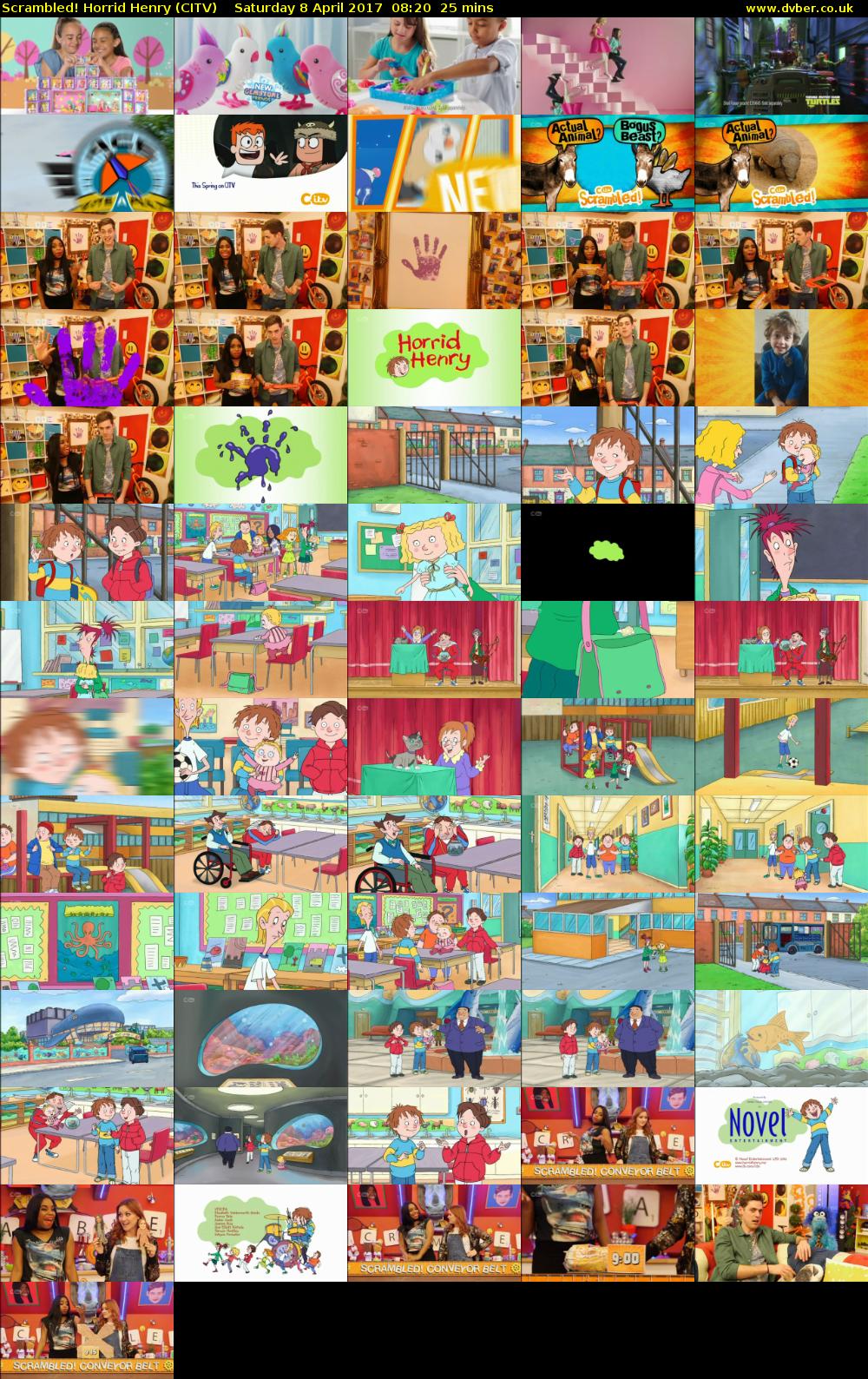 Scrambled! Horrid Henry (CITV) Saturday 8 April 2017 08:20 - 08:45