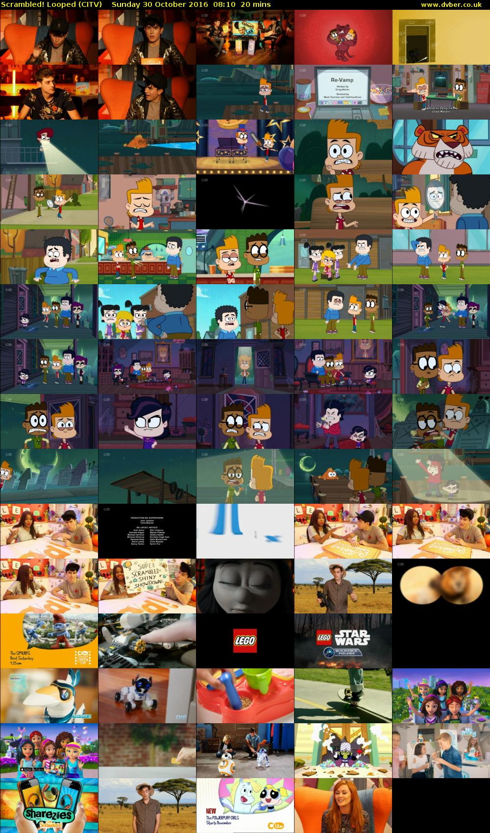 Scrambled! Looped (CITV) Sunday 30 October 2016 08:10 - 08:30