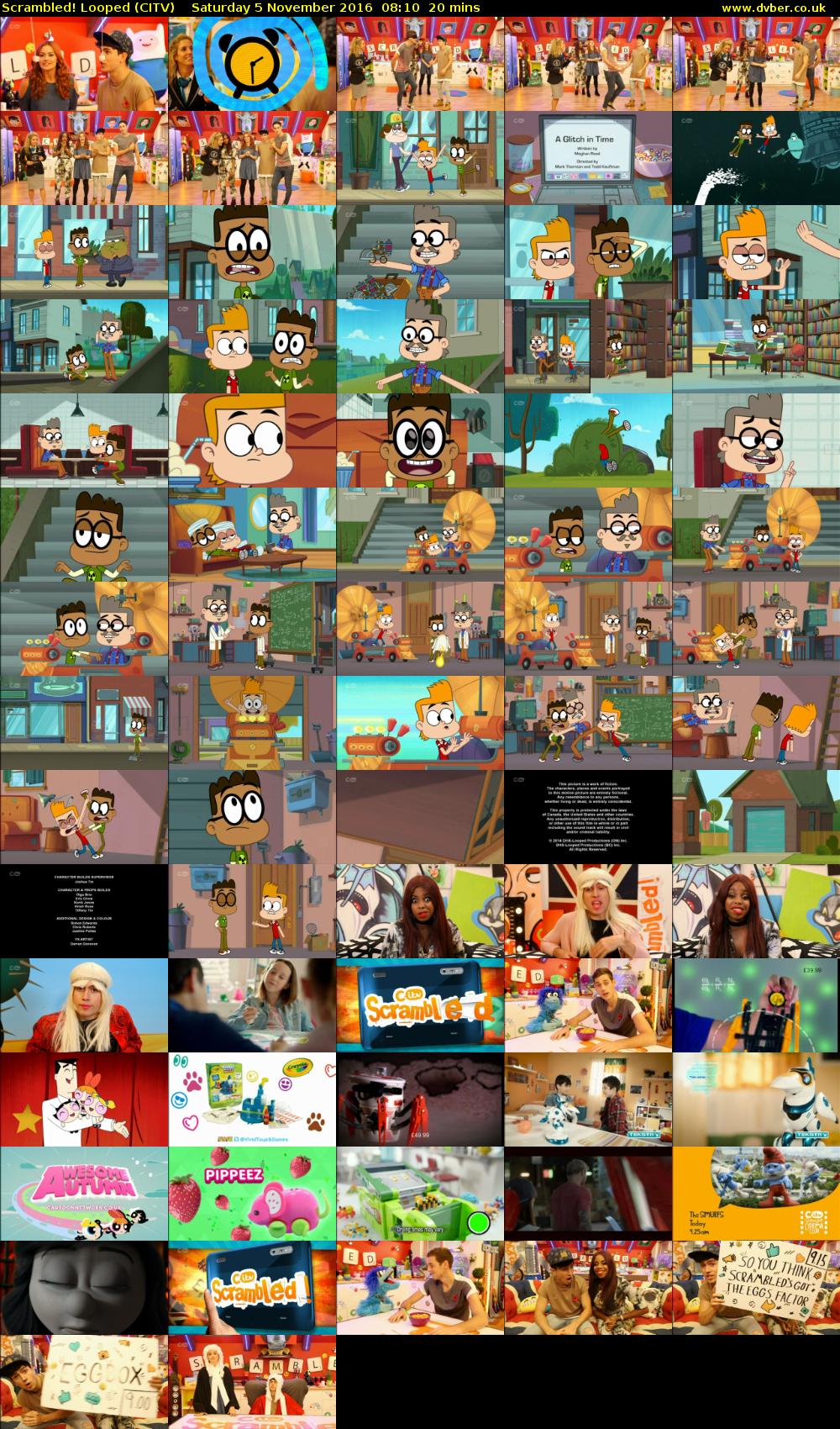 Scrambled! Looped (CITV) Saturday 5 November 2016 08:10 - 08:30