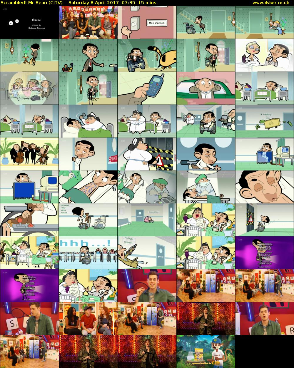 Scrambled! Mr Bean (CITV) Saturday 8 April 2017 07:35 - 07:50