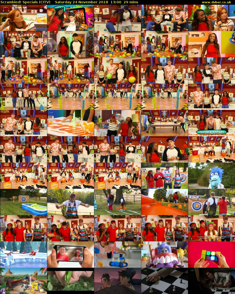 Scrambled! Specials (CITV) Saturday 24 November 2018 13:00 - 13:29